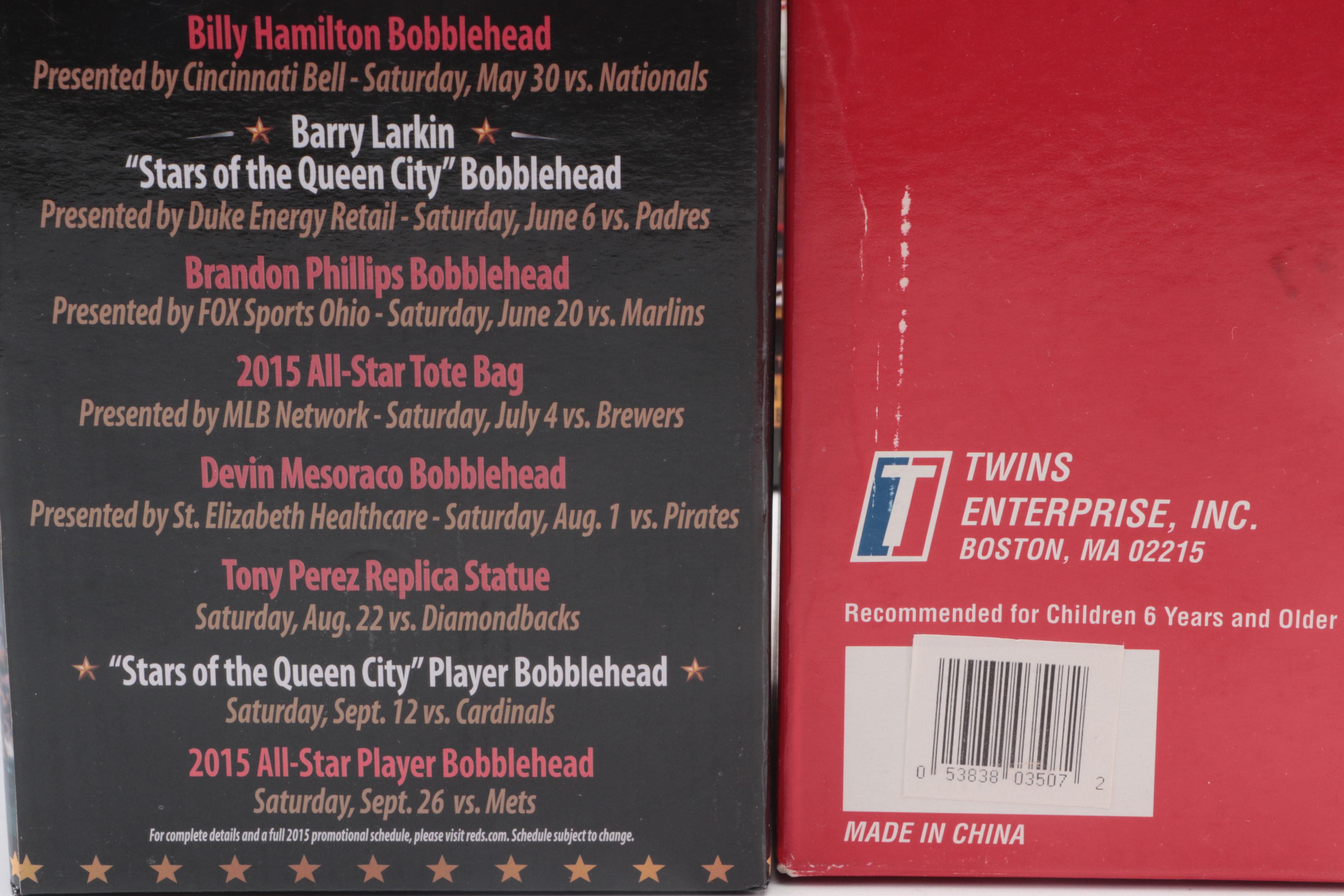 Cincinnati Reds Bobbleheads Featuring Tony Perez, Johnny Bench, and More