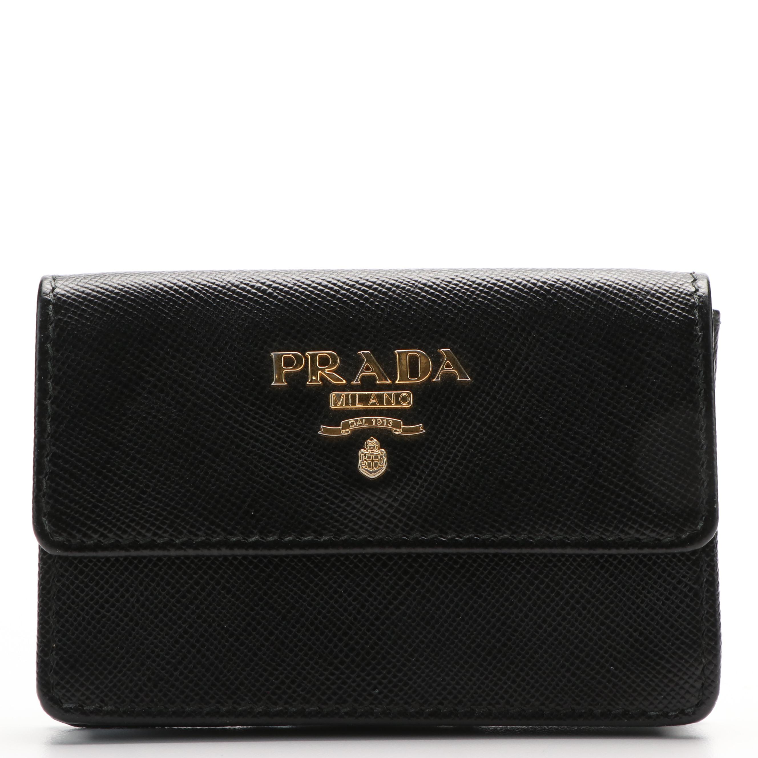 Prada Saffiano Leather Card Case