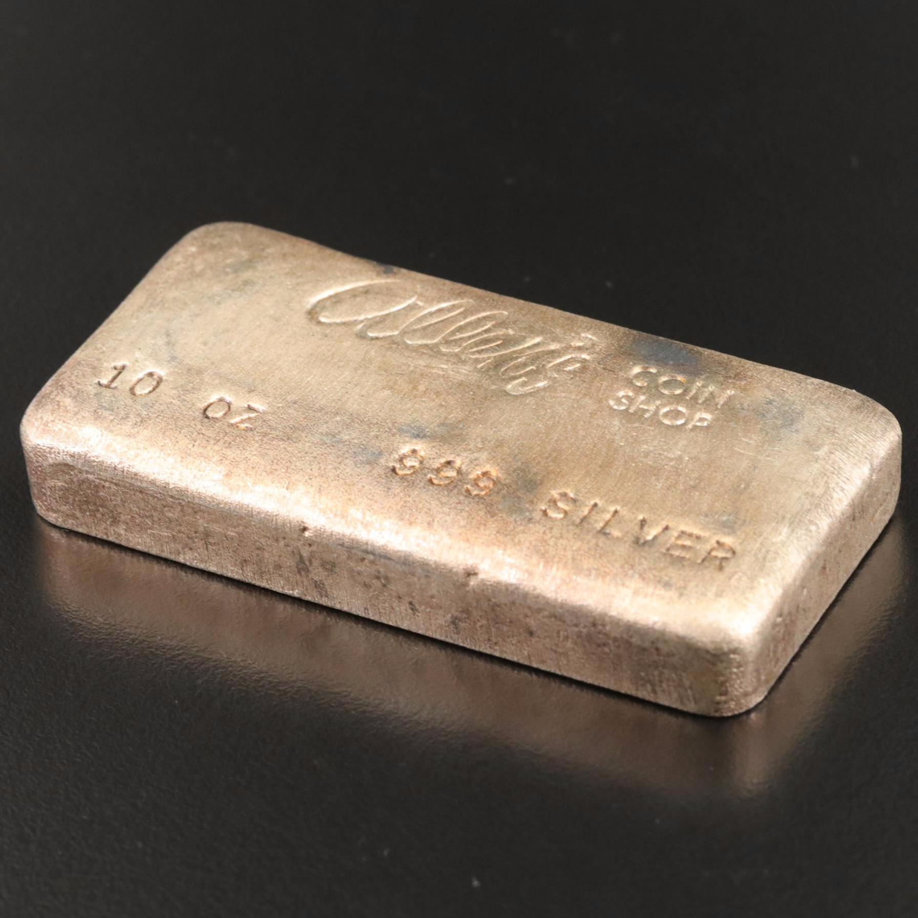 10-Troy Oz. Fine Silver Bar