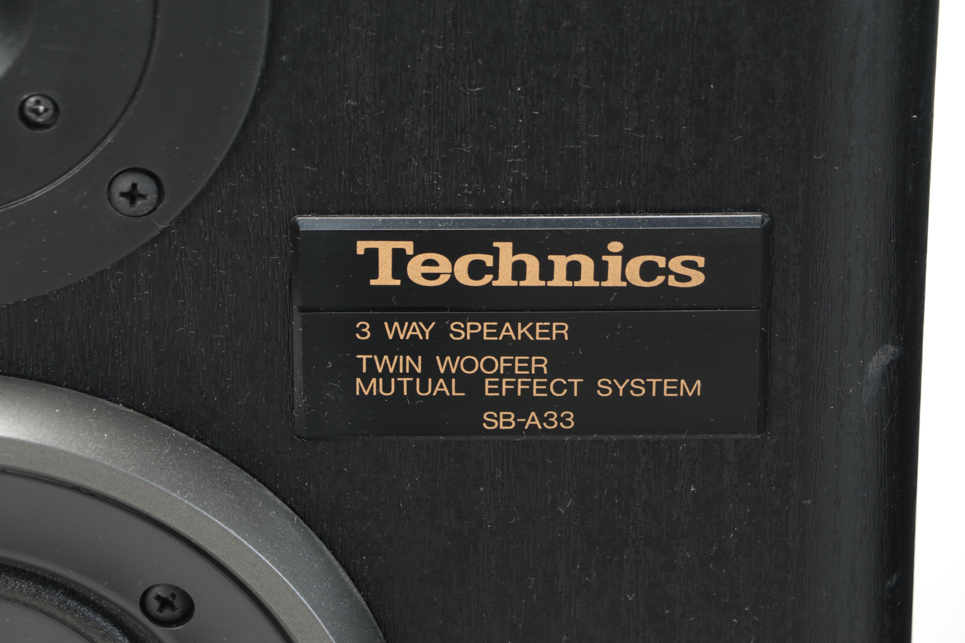 Technics Floor Standing Speakers With CD Changer, AM/FM Radio and More