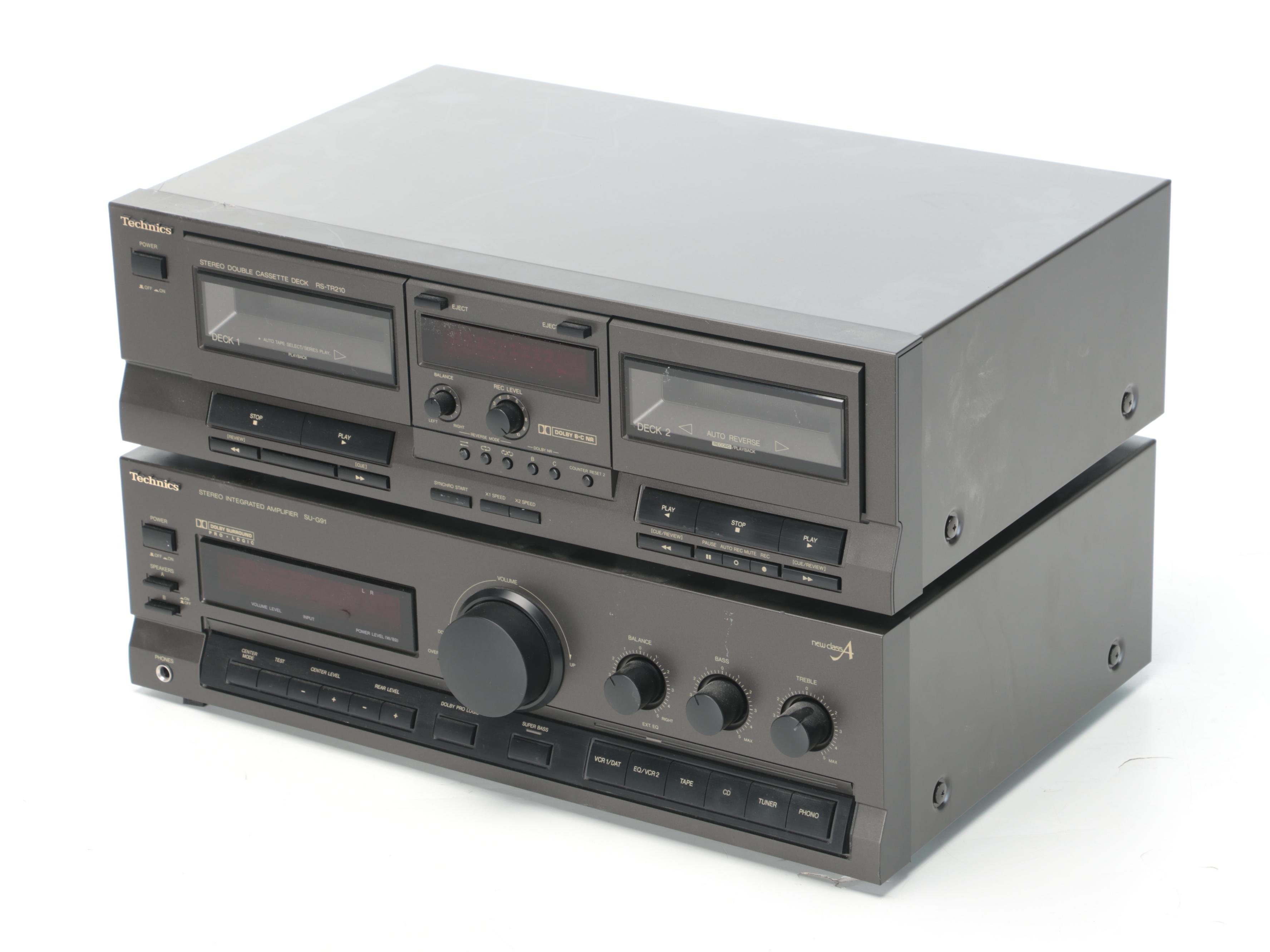 Technics Floor Standing Speakers With CD Changer, AM/FM Radio and More