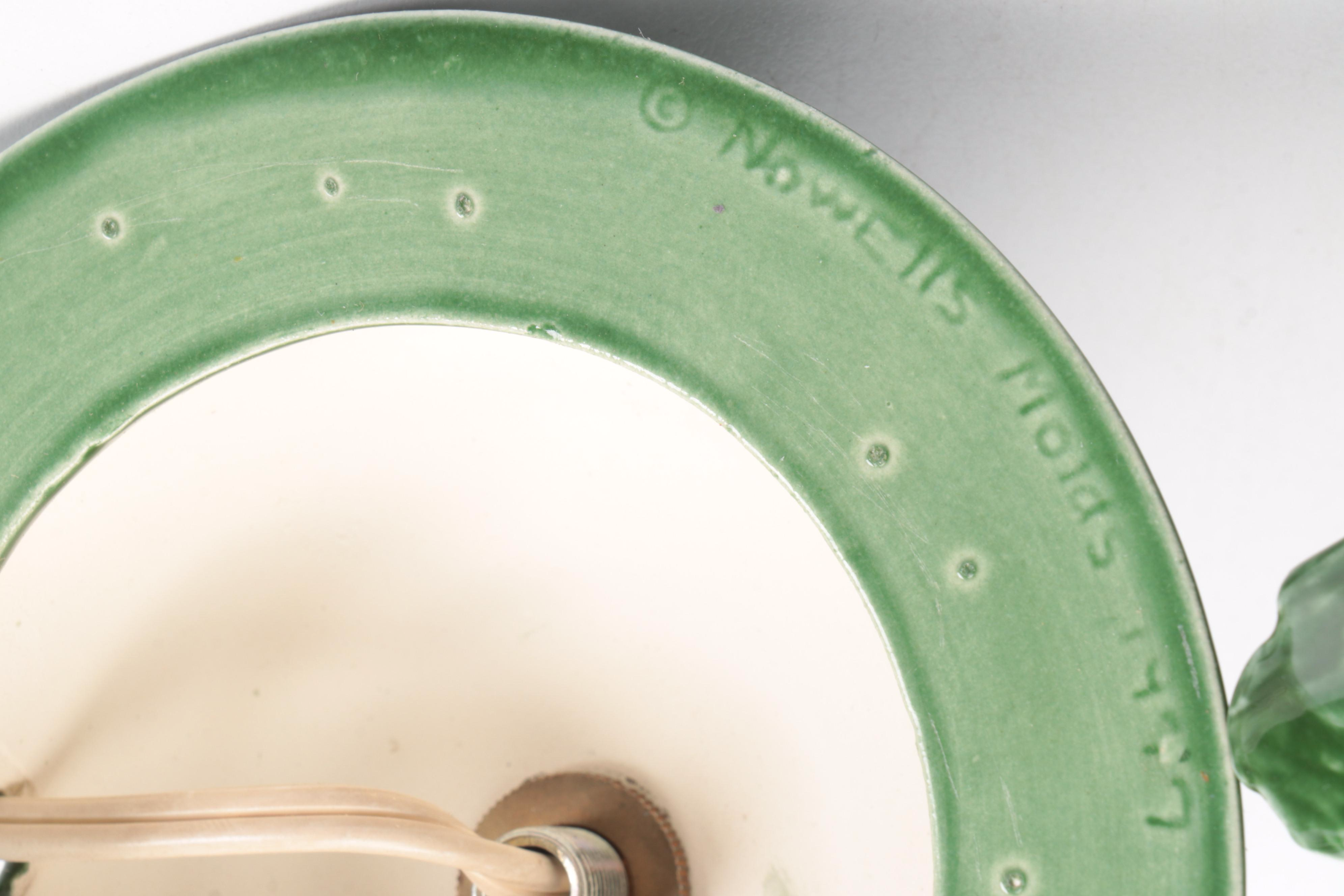 Nowells Molds Illuminated Ceramic Christmas Tree Light, Late 20th Century