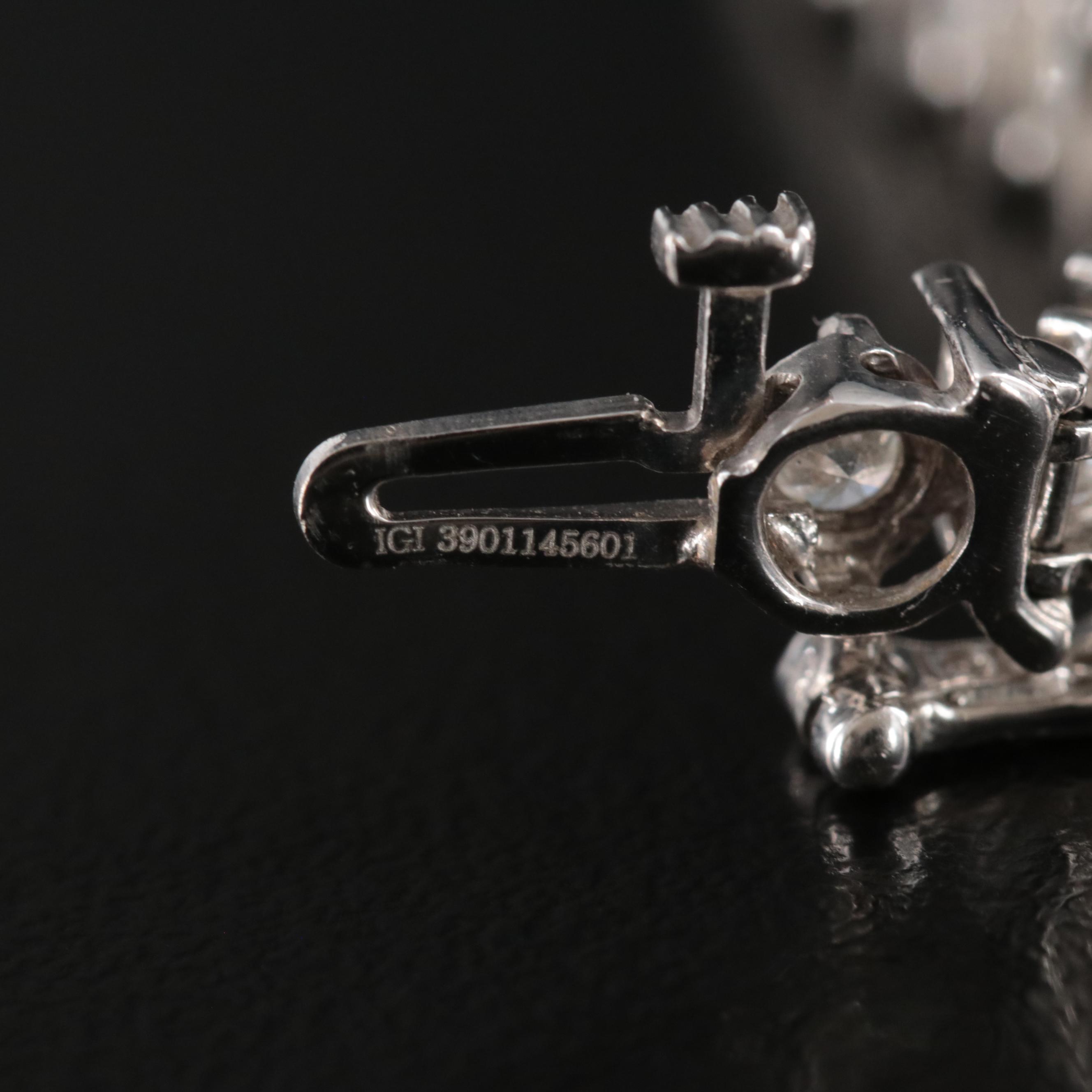 14K 3.46 CTW Diamond Tennis Bracelet