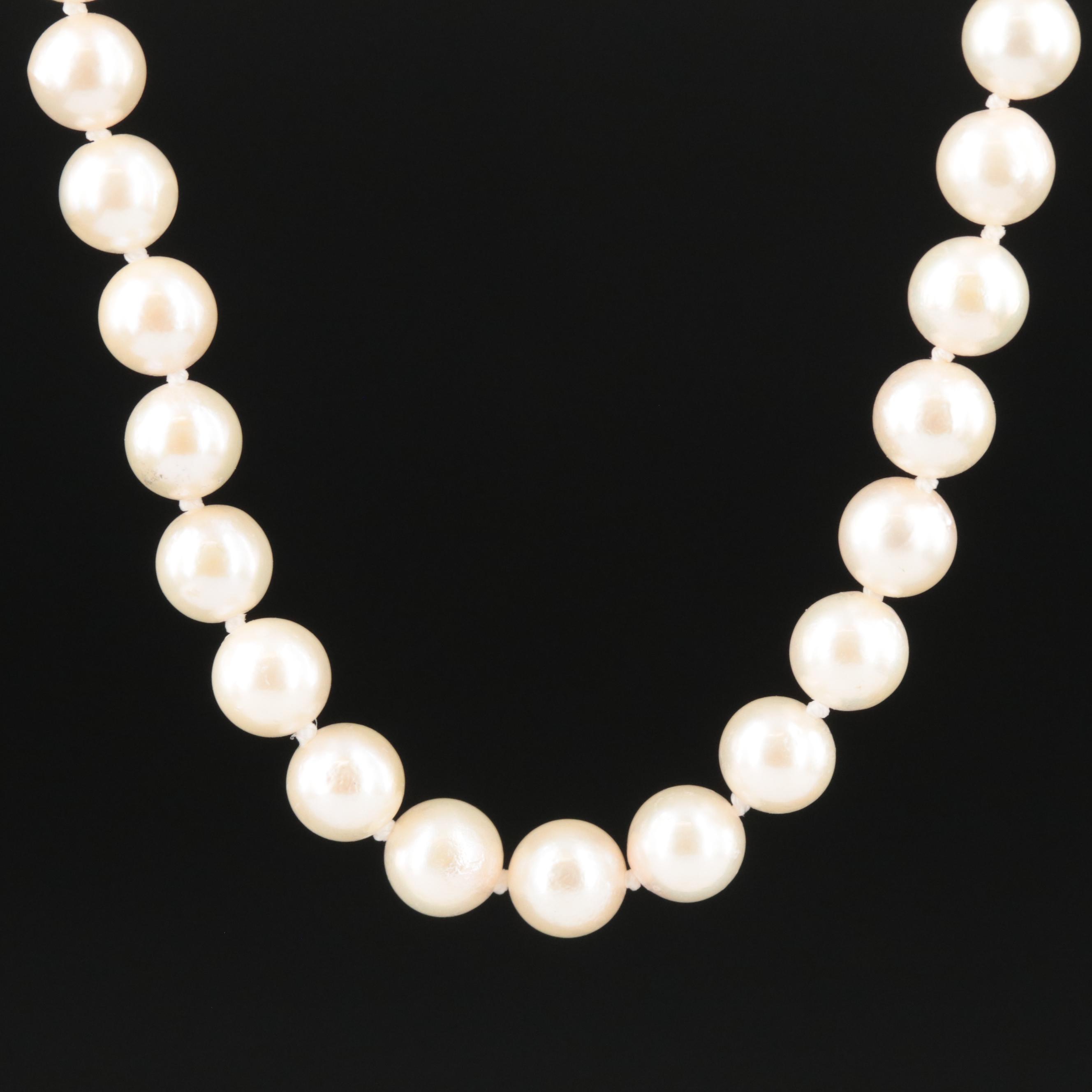 14K Pearl Necklace