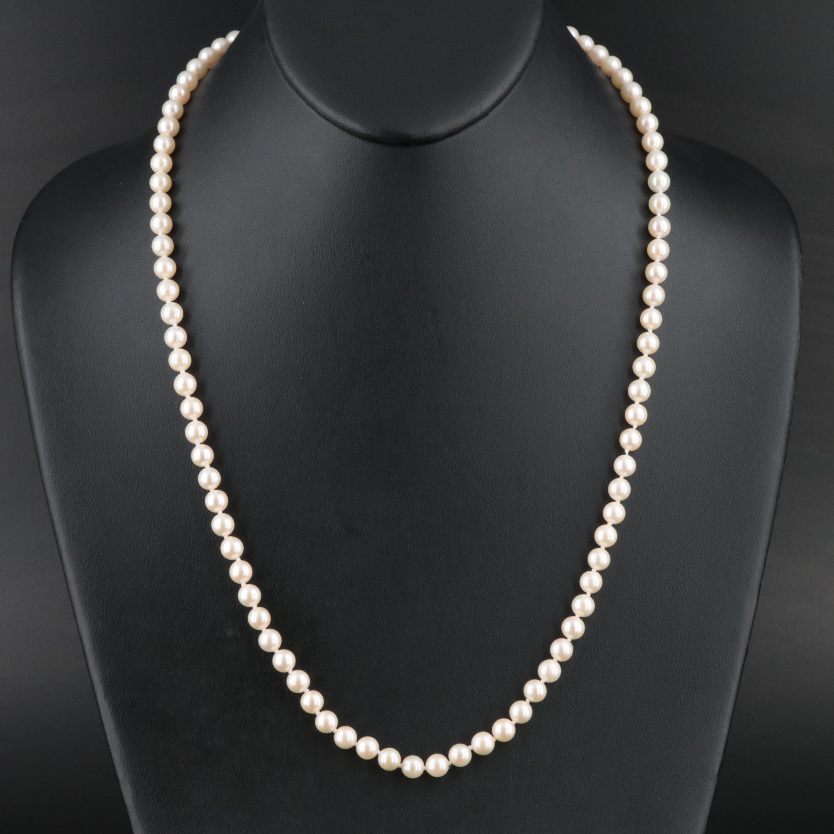 14K Pearl Necklace