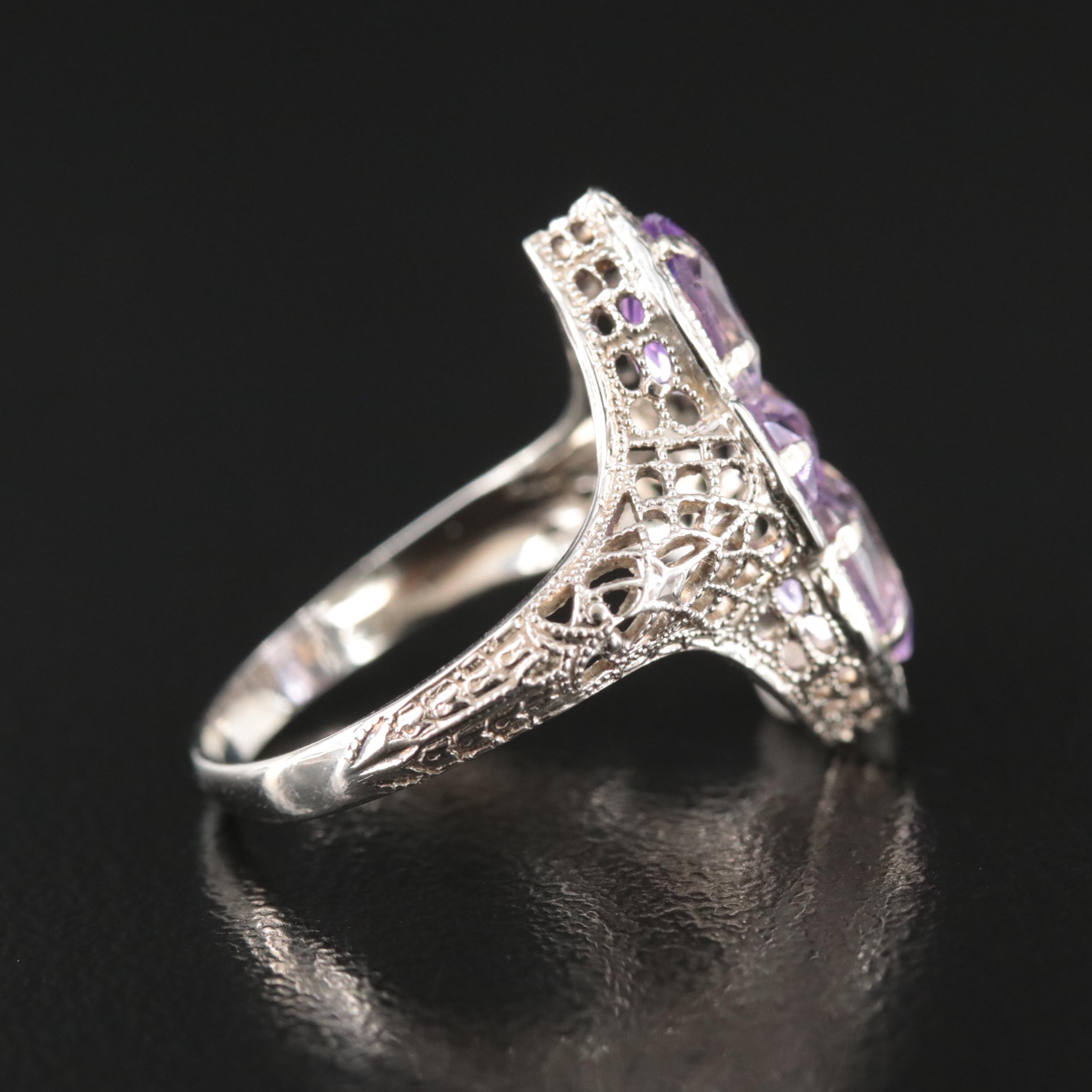14K Amethyst Ring