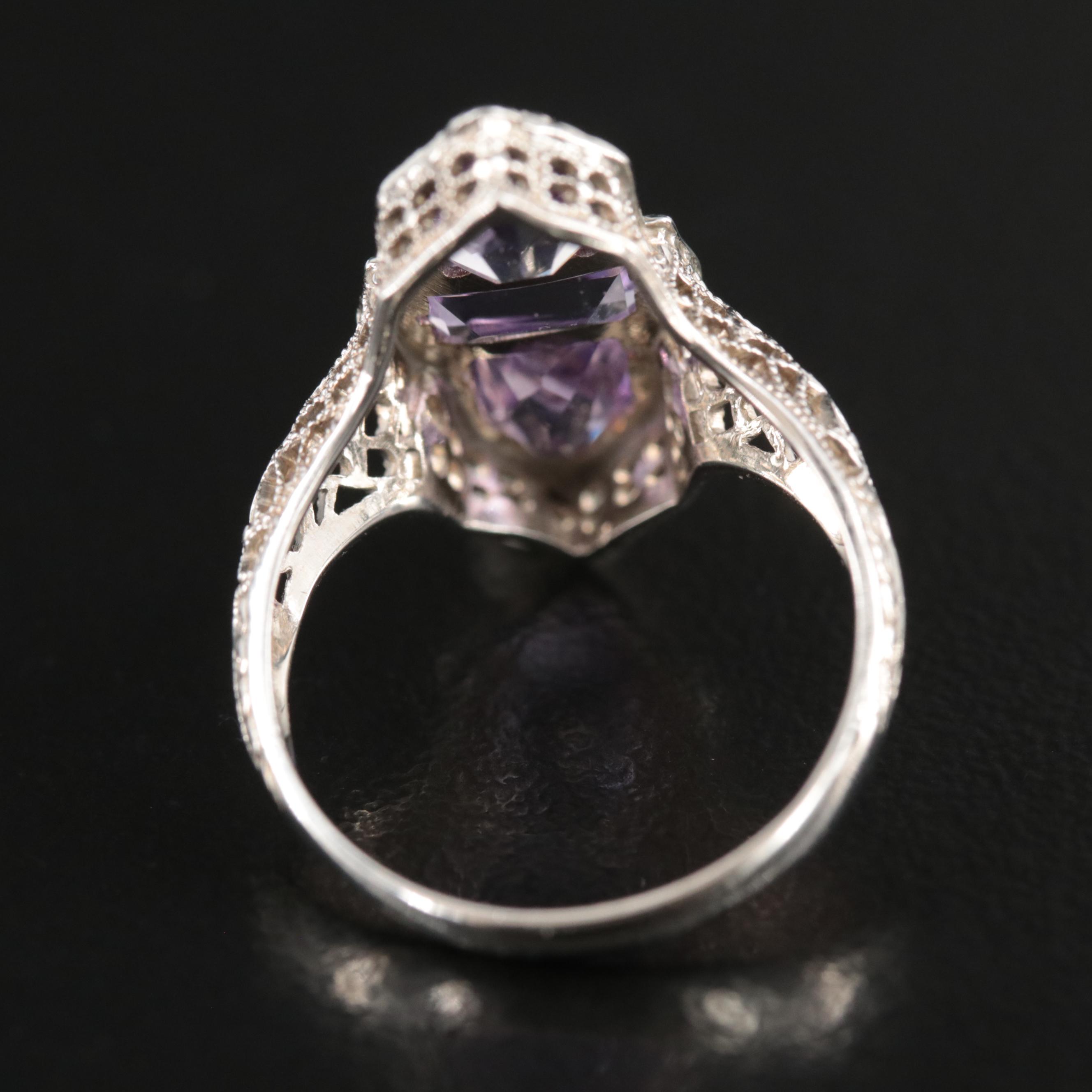 14K Amethyst Ring