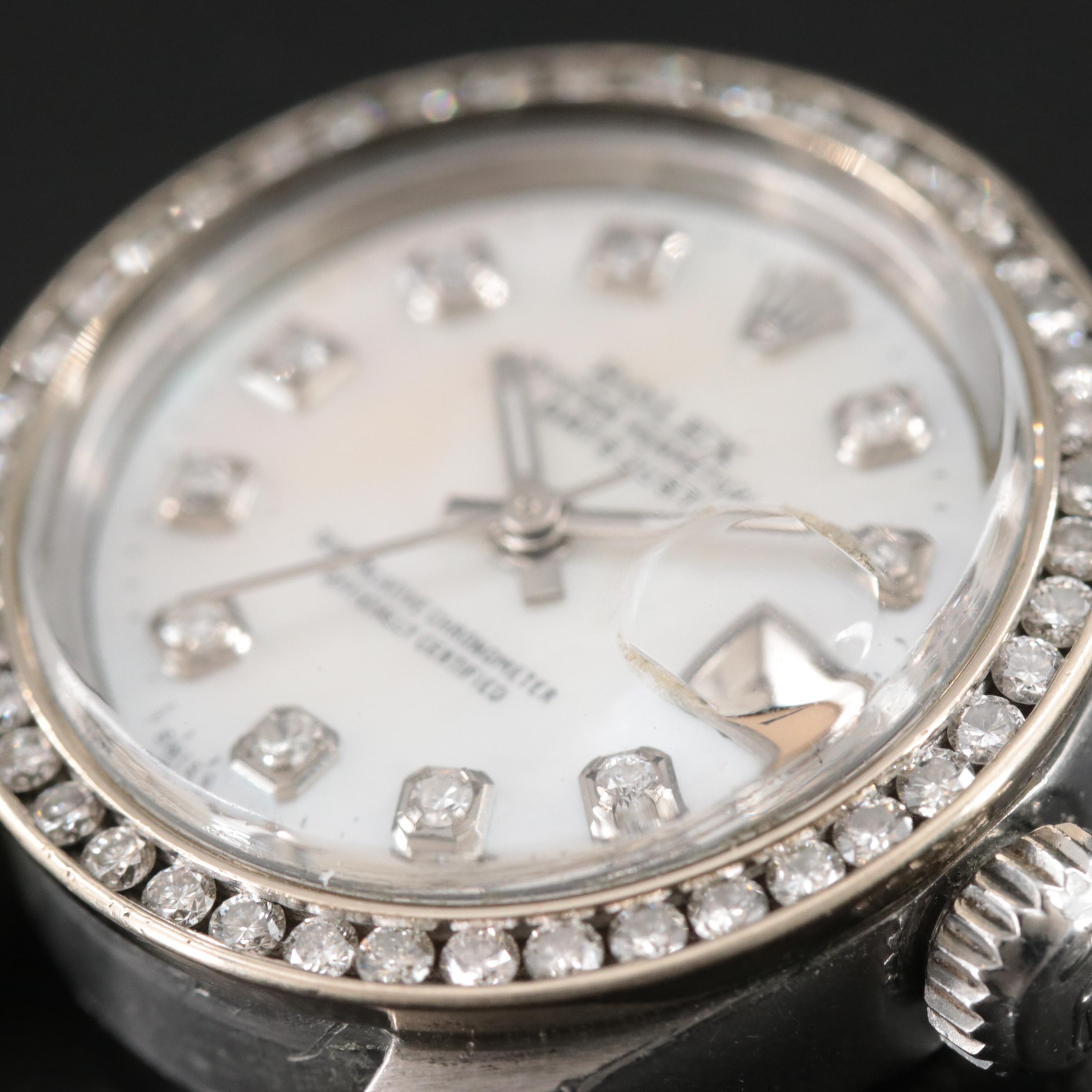 Rolex Custom Dial and Bezel Oyster Perpetual Datejust