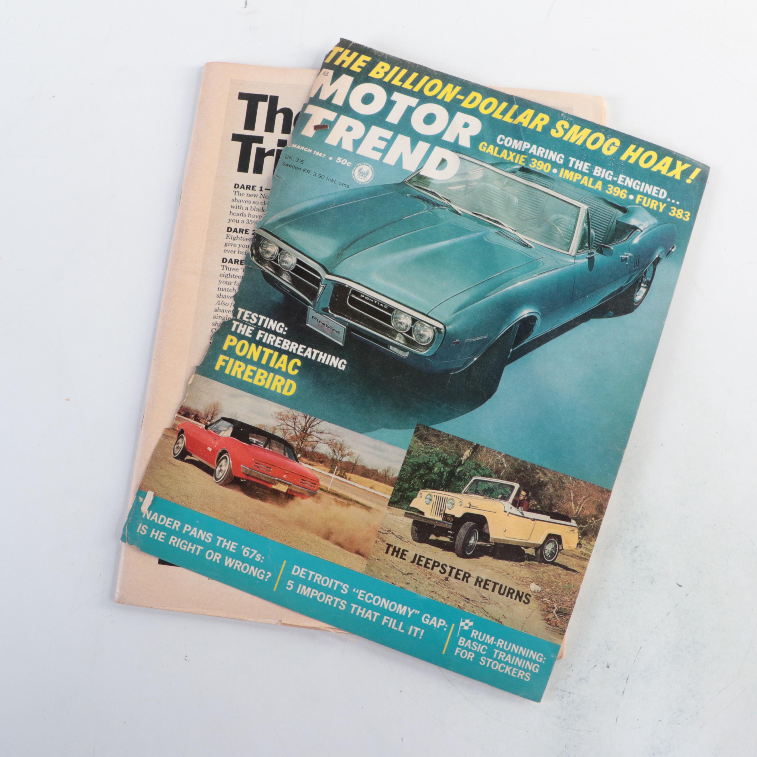 30+ Motor Trend Magazines, 1960s