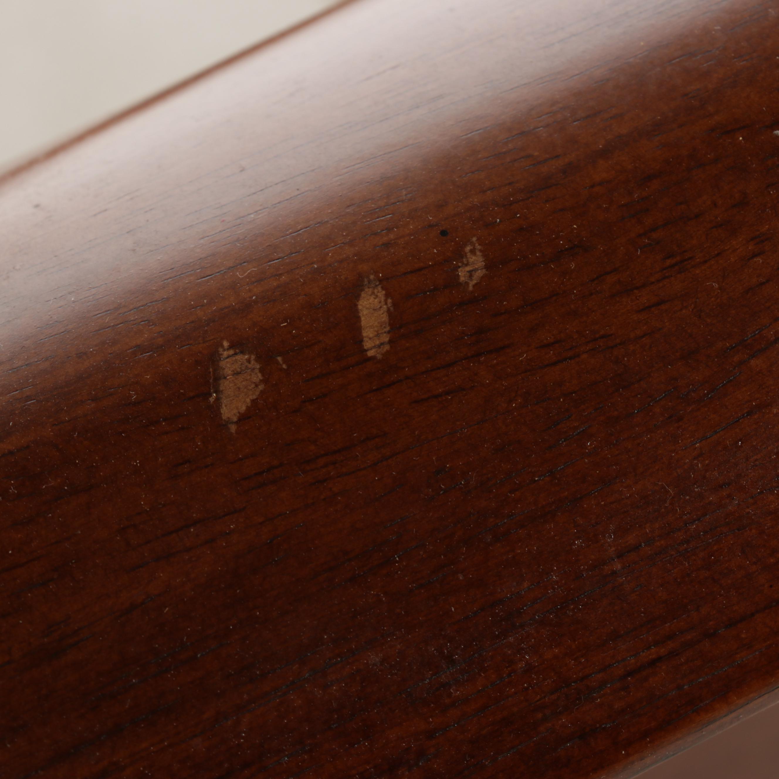 Contemporary Cherry Finish Queen Size Sleigh Bed