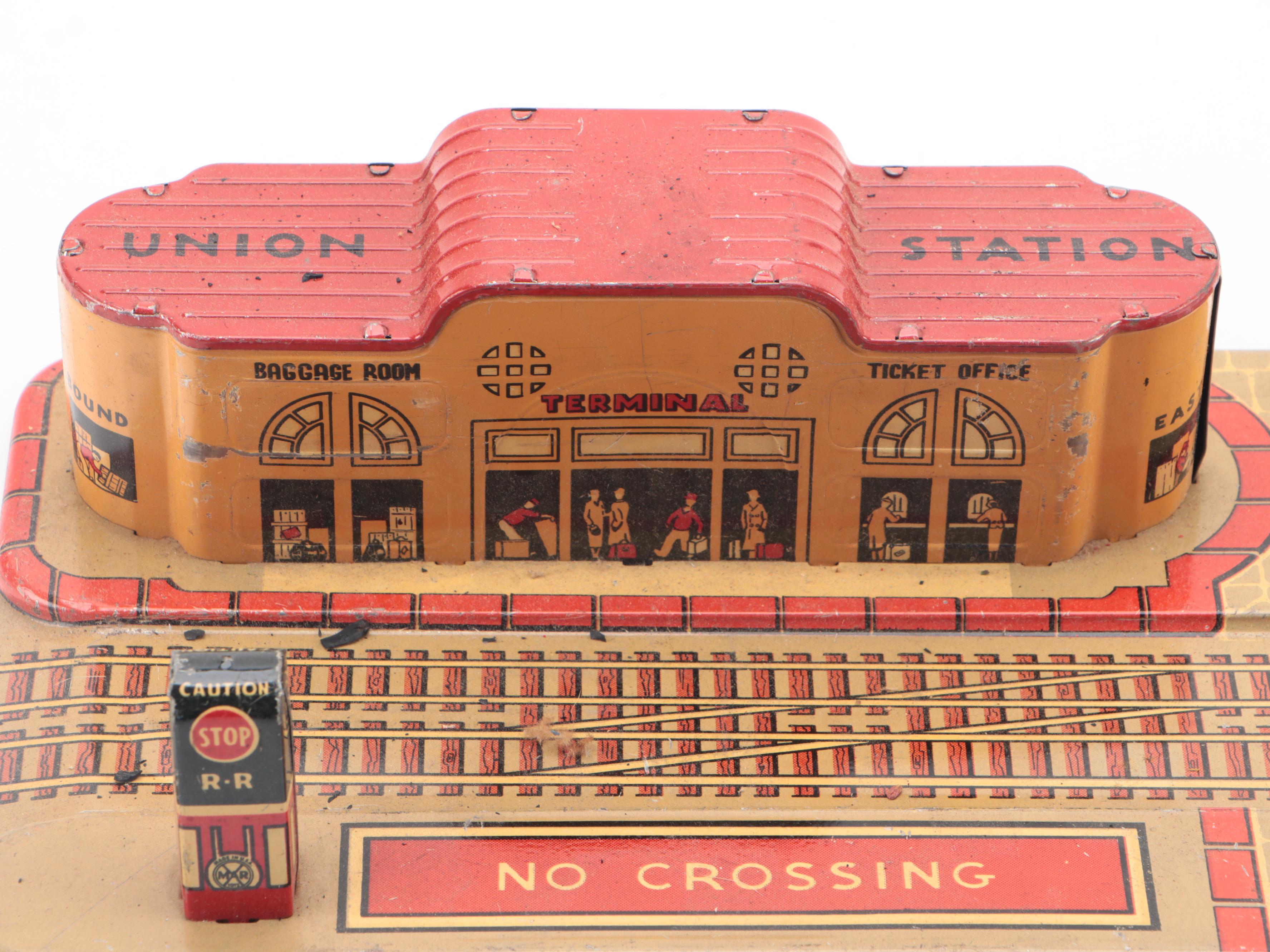 Louis Marx & Co. Tin Litho O Gauge Train with Original Box