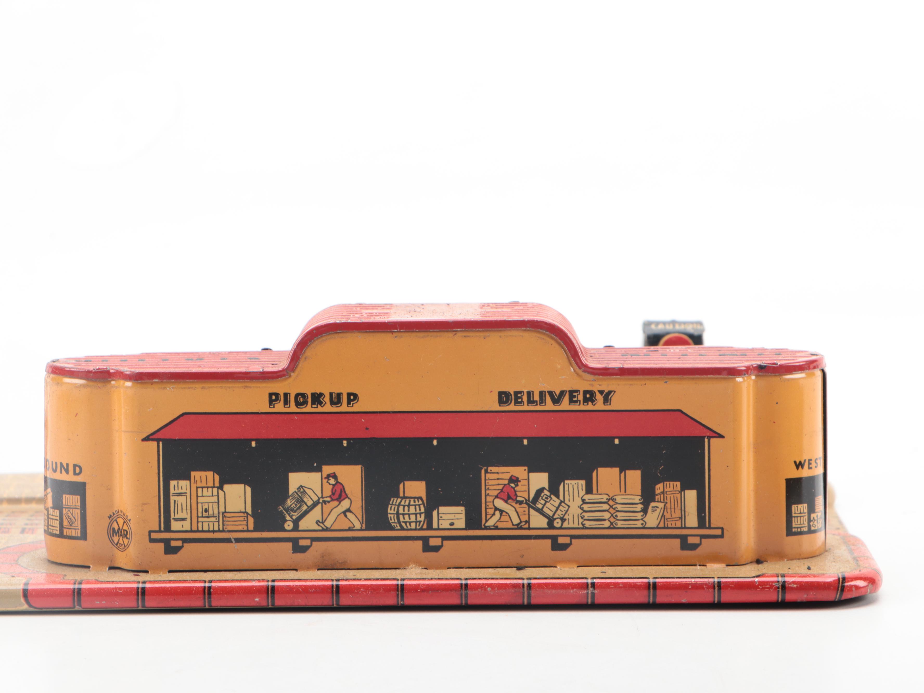 Louis Marx & Co. Tin Litho O Gauge Train with Original Box