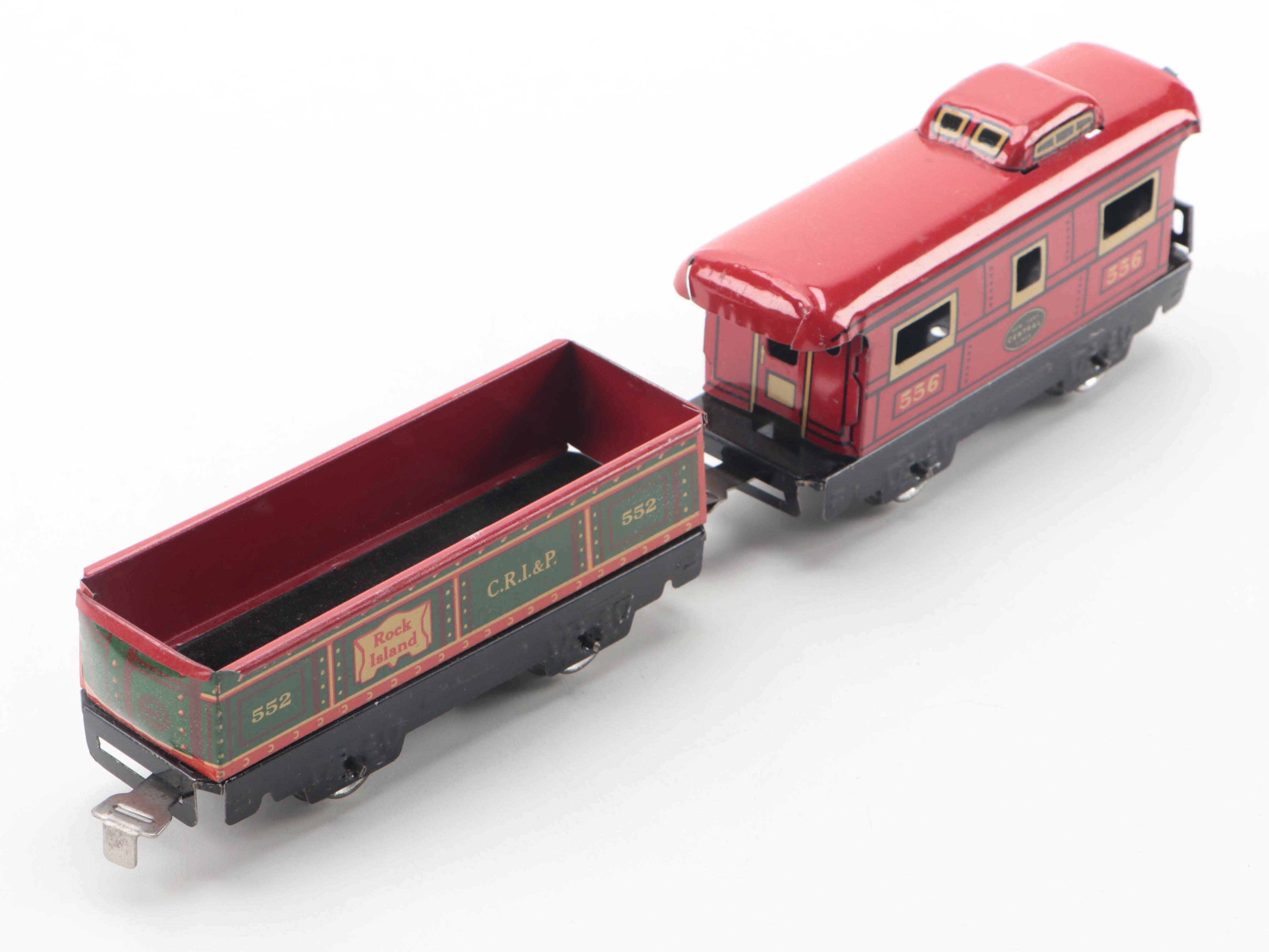 Louis Marx & Co. Tin Litho O Gauge Train with Original Box