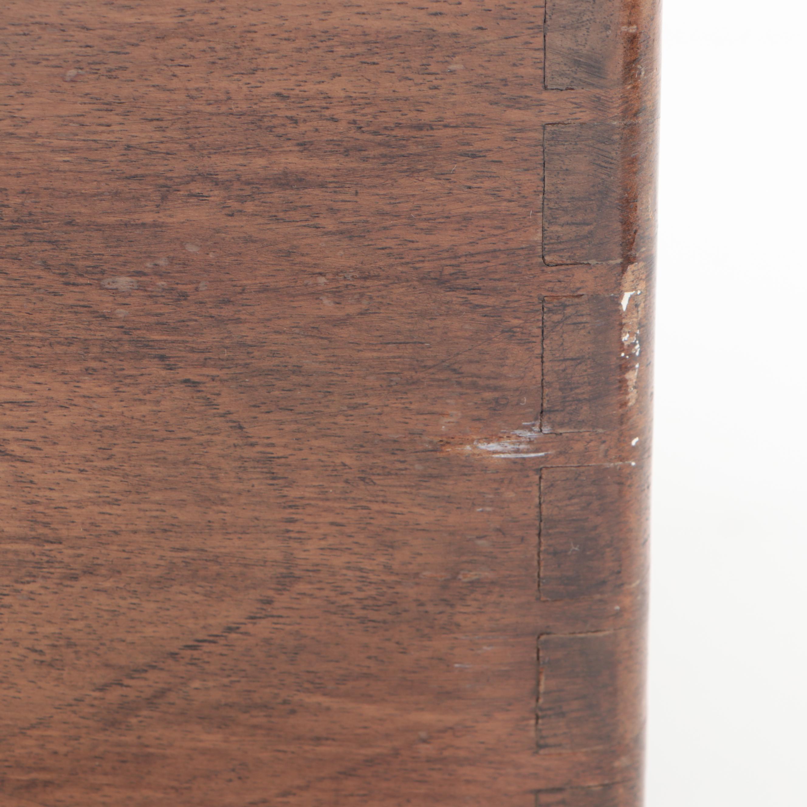 Christofle French and Other Silver Plate Flatware in Wooden Storage Chest