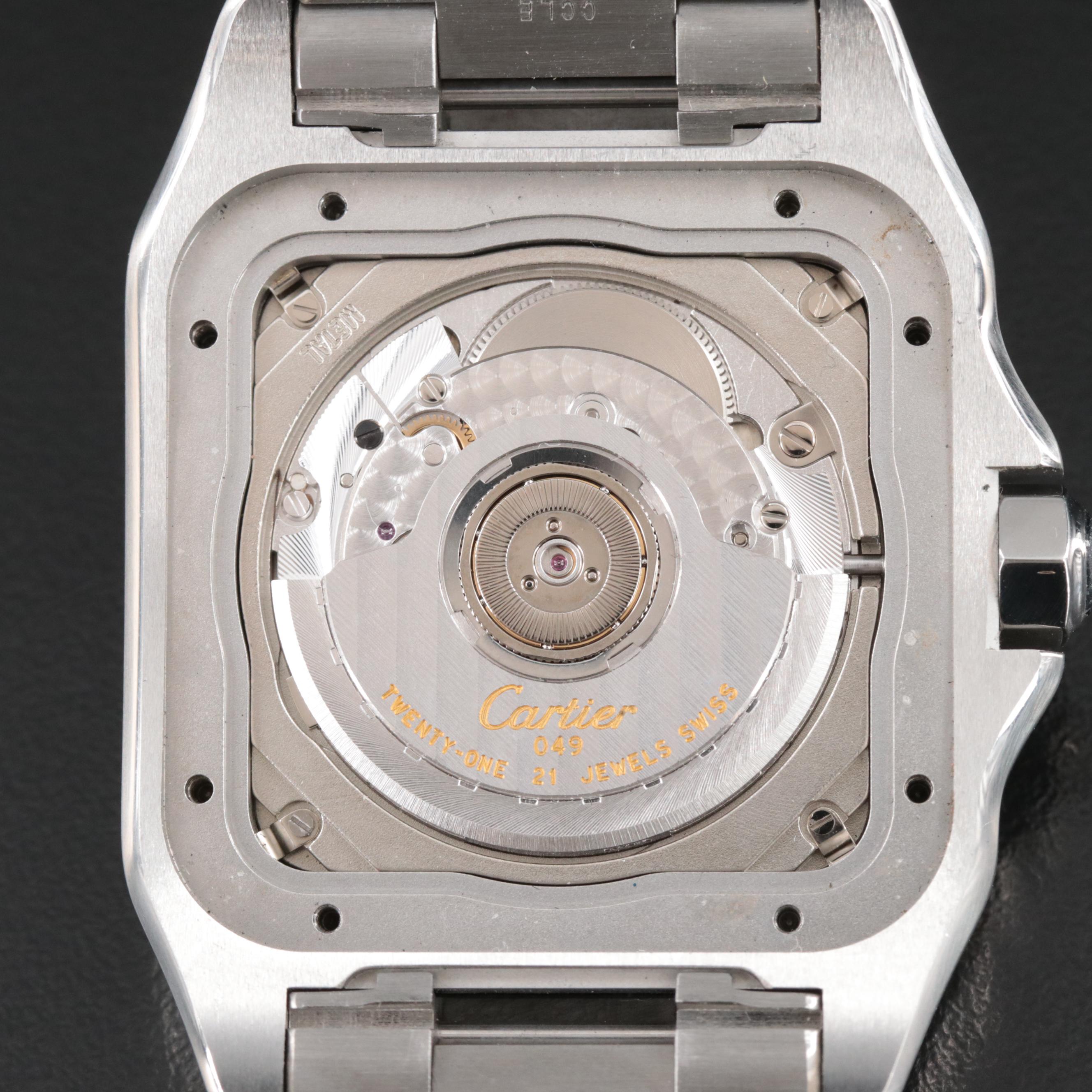 Cartier Santos 100 Automatic Stainless Steel Watch