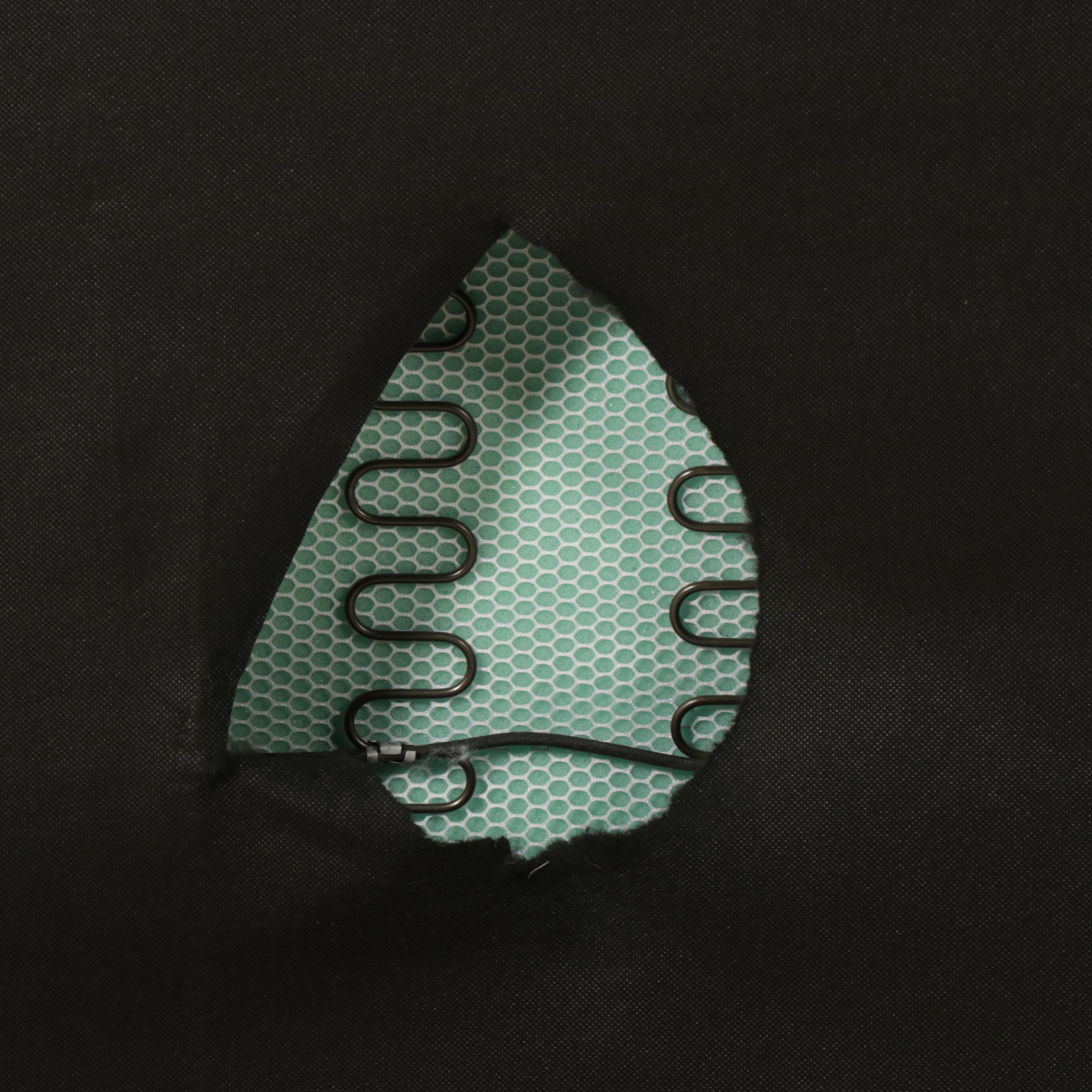 Modernist Style Walnut and Button-Tufted Sofa