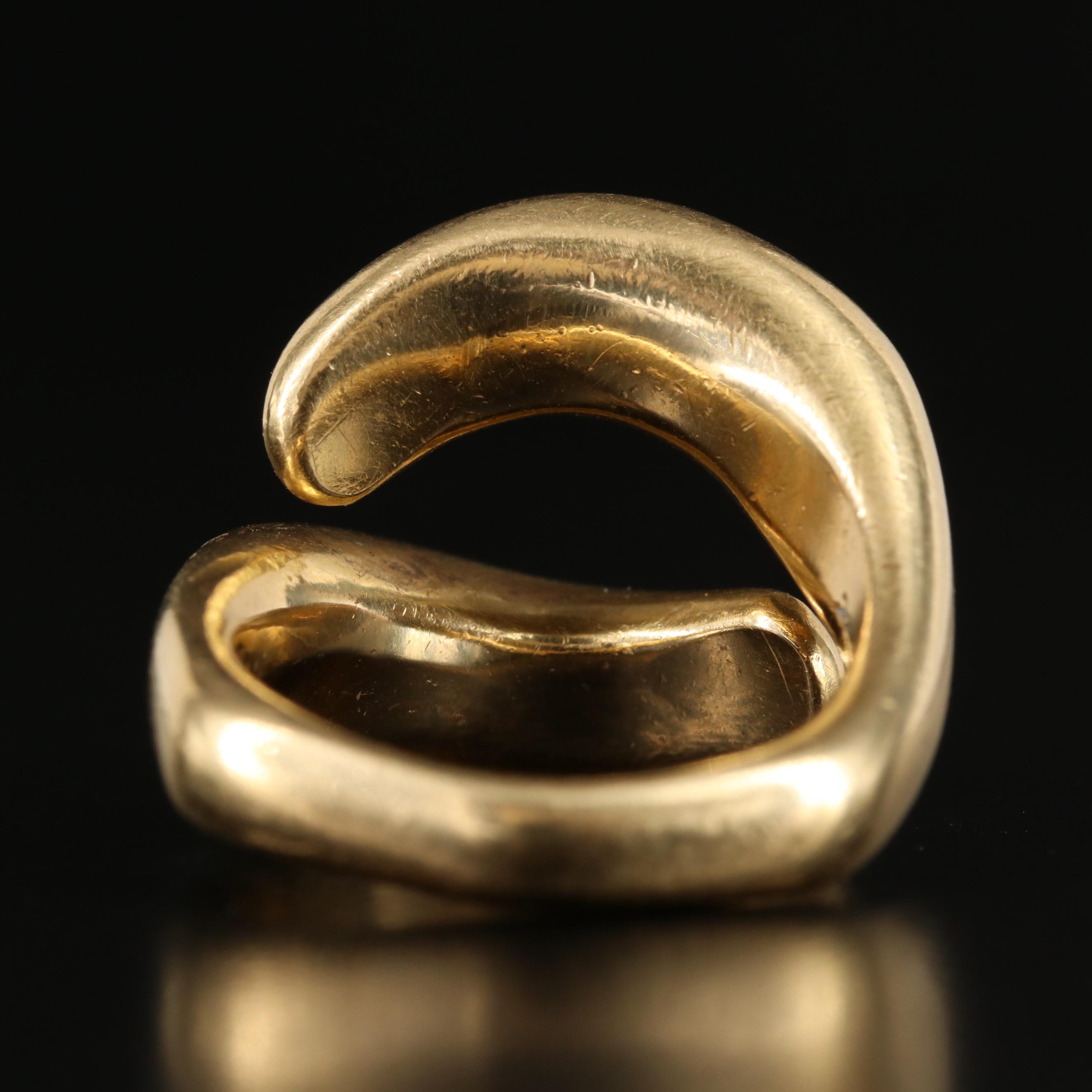 18K Freeform Ring