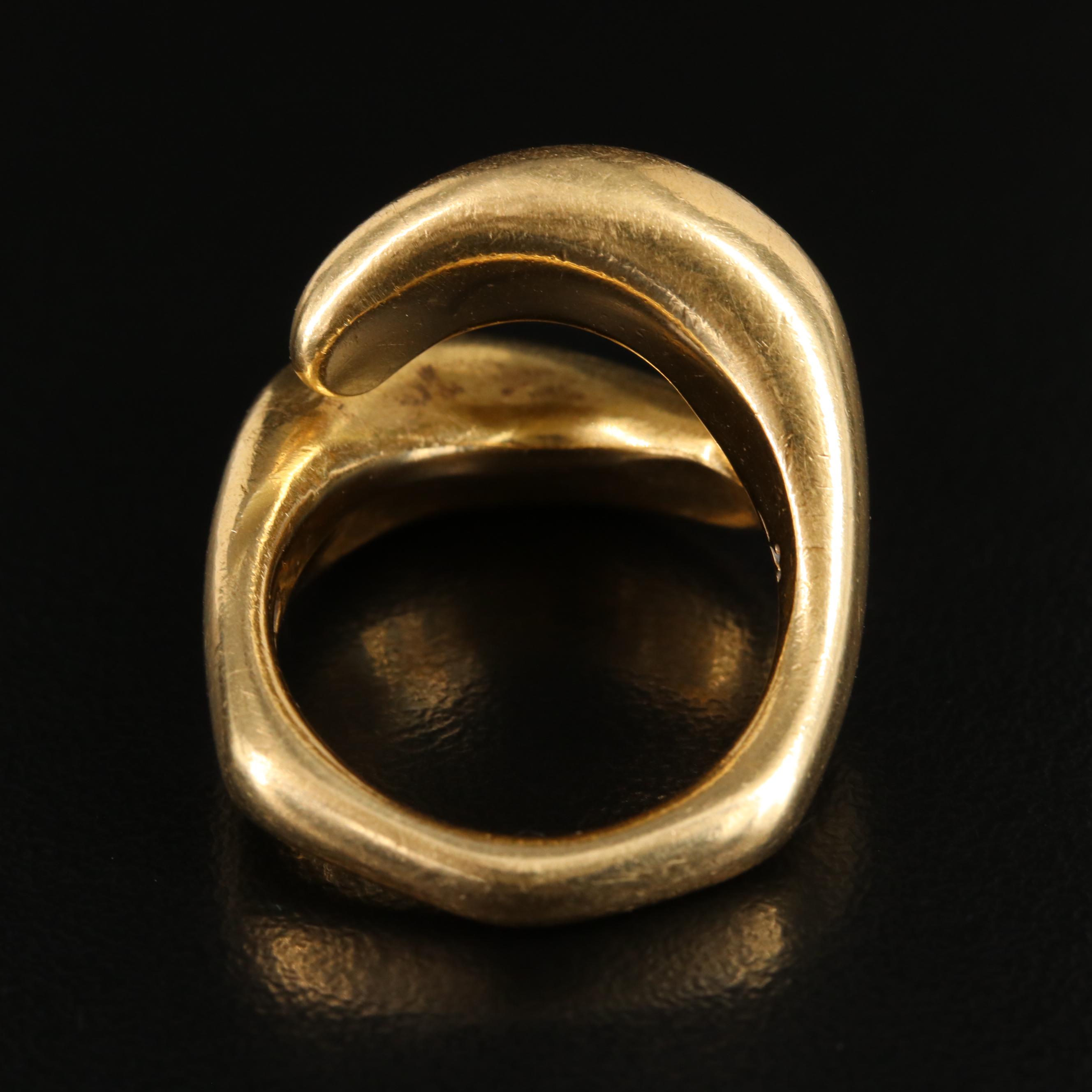 18K Freeform Ring