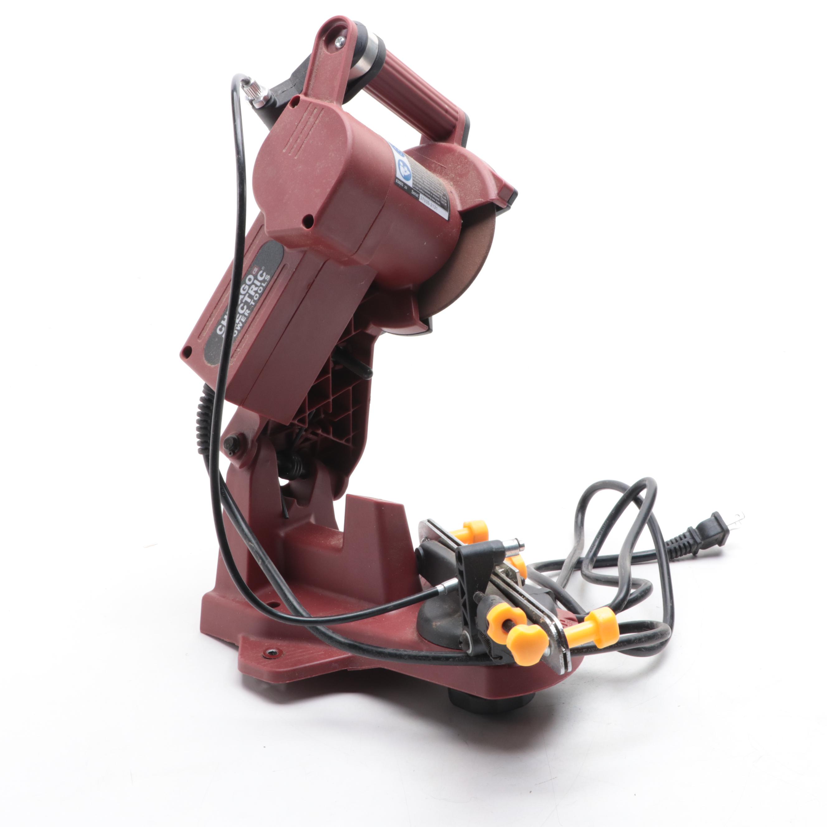 Chicago Electric Power Tools Electric Chainsaw Sharpener EBTH