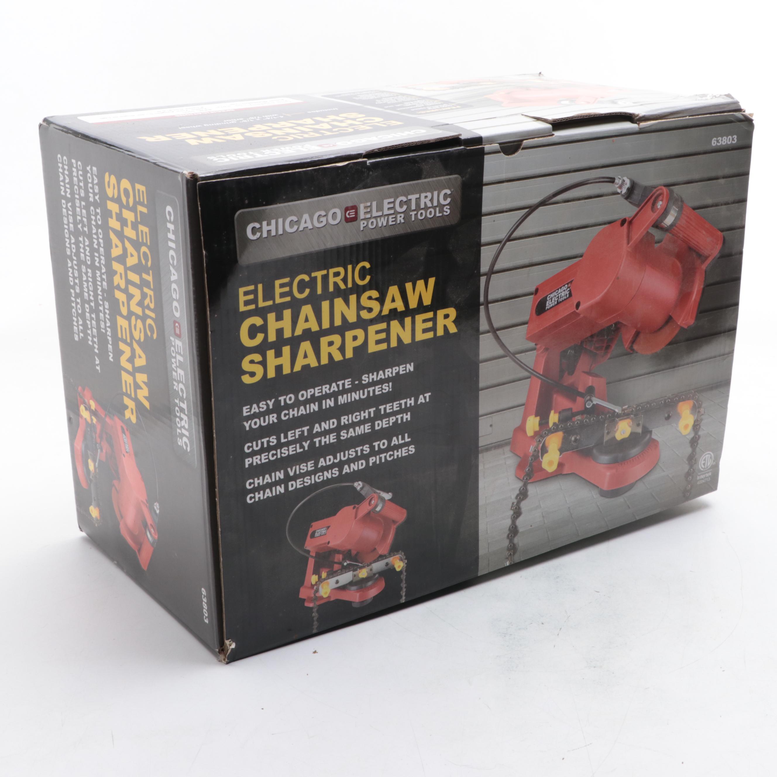 Chicago Electric Power Tools Electric Chainsaw Sharpener EBTH