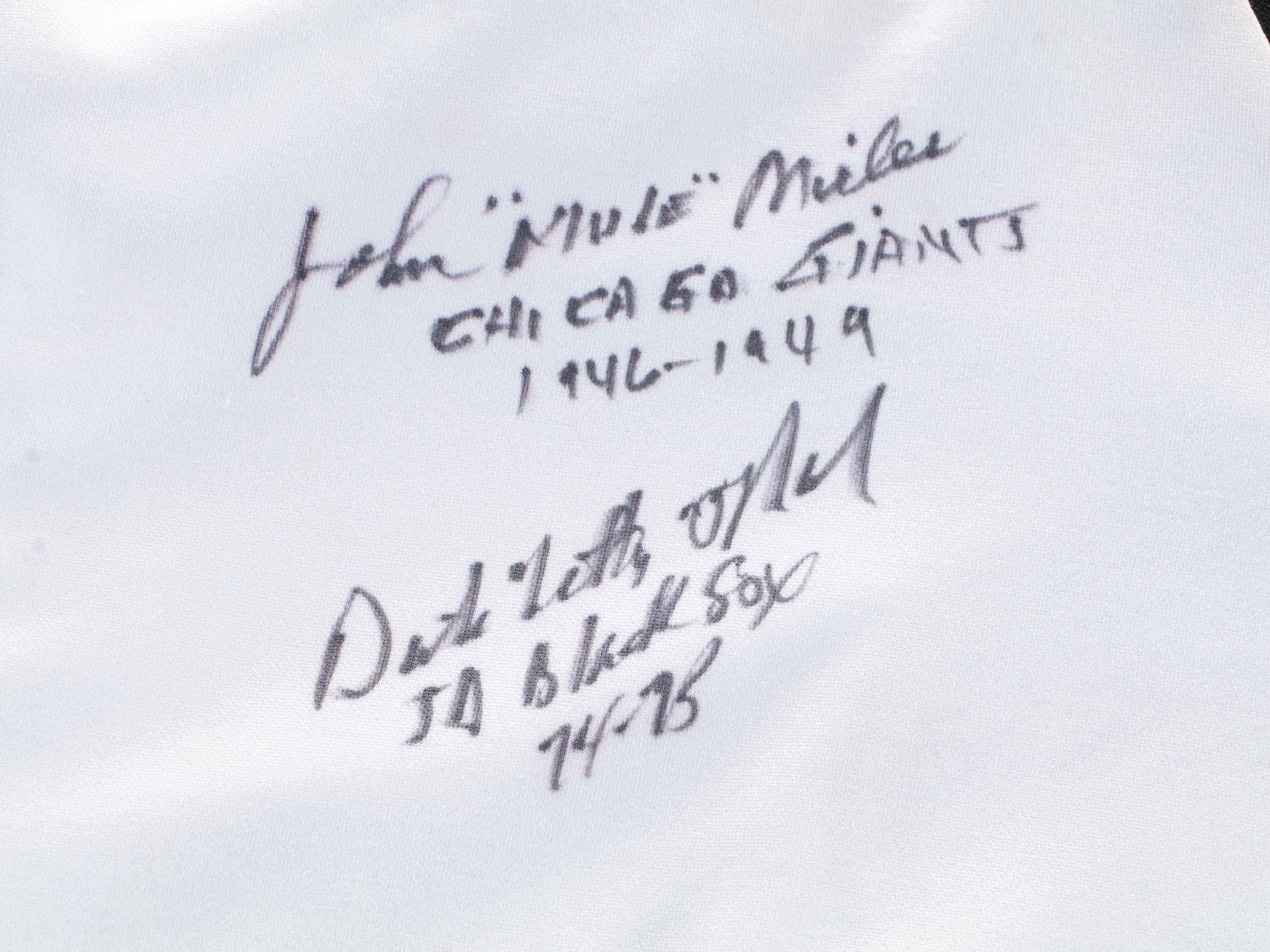 New York Black Yankees Signed Stitched Jersey with Negro League Poster and More