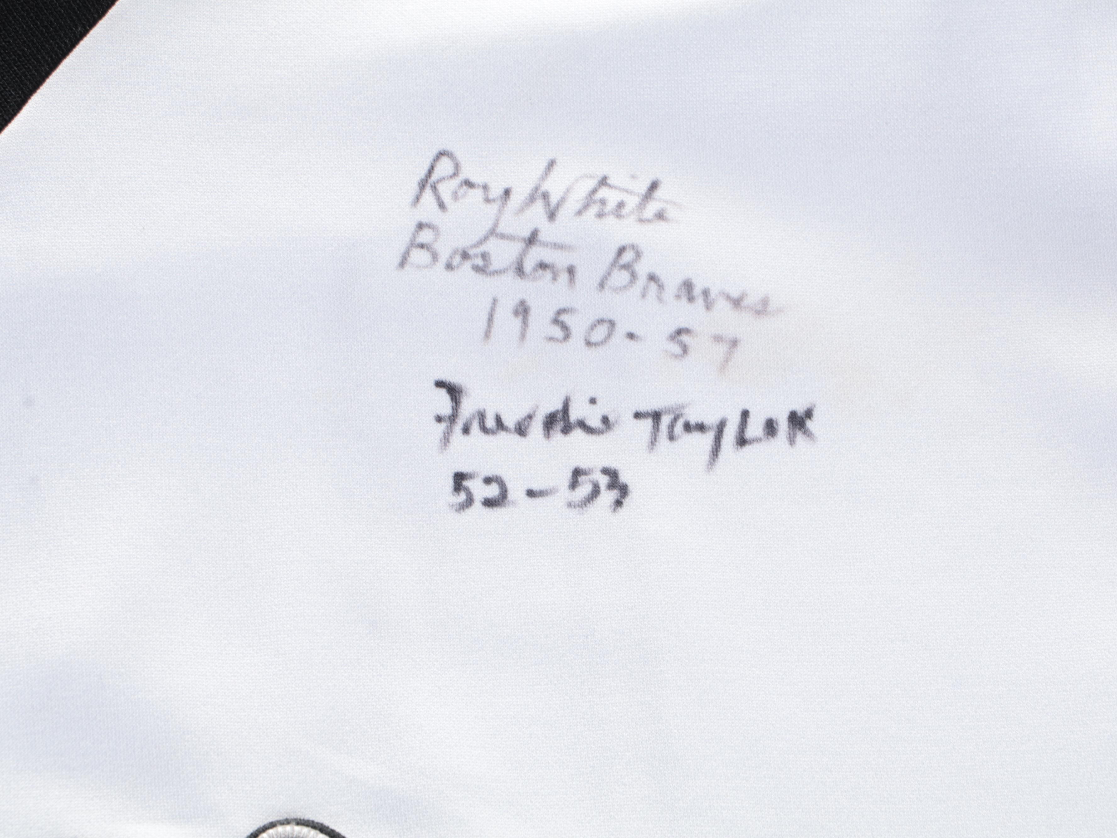 New York Black Yankees Signed Stitched Jersey with Negro League Poster and More