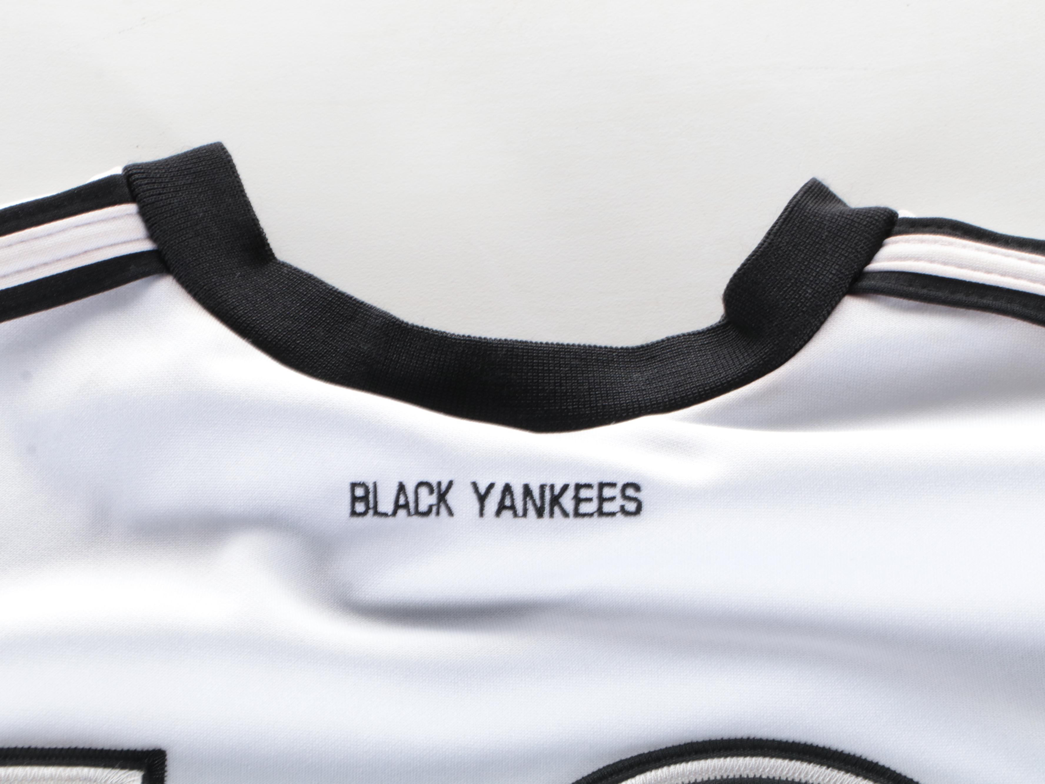 New York Black Yankees Signed Stitched Jersey with Negro League Poster and More