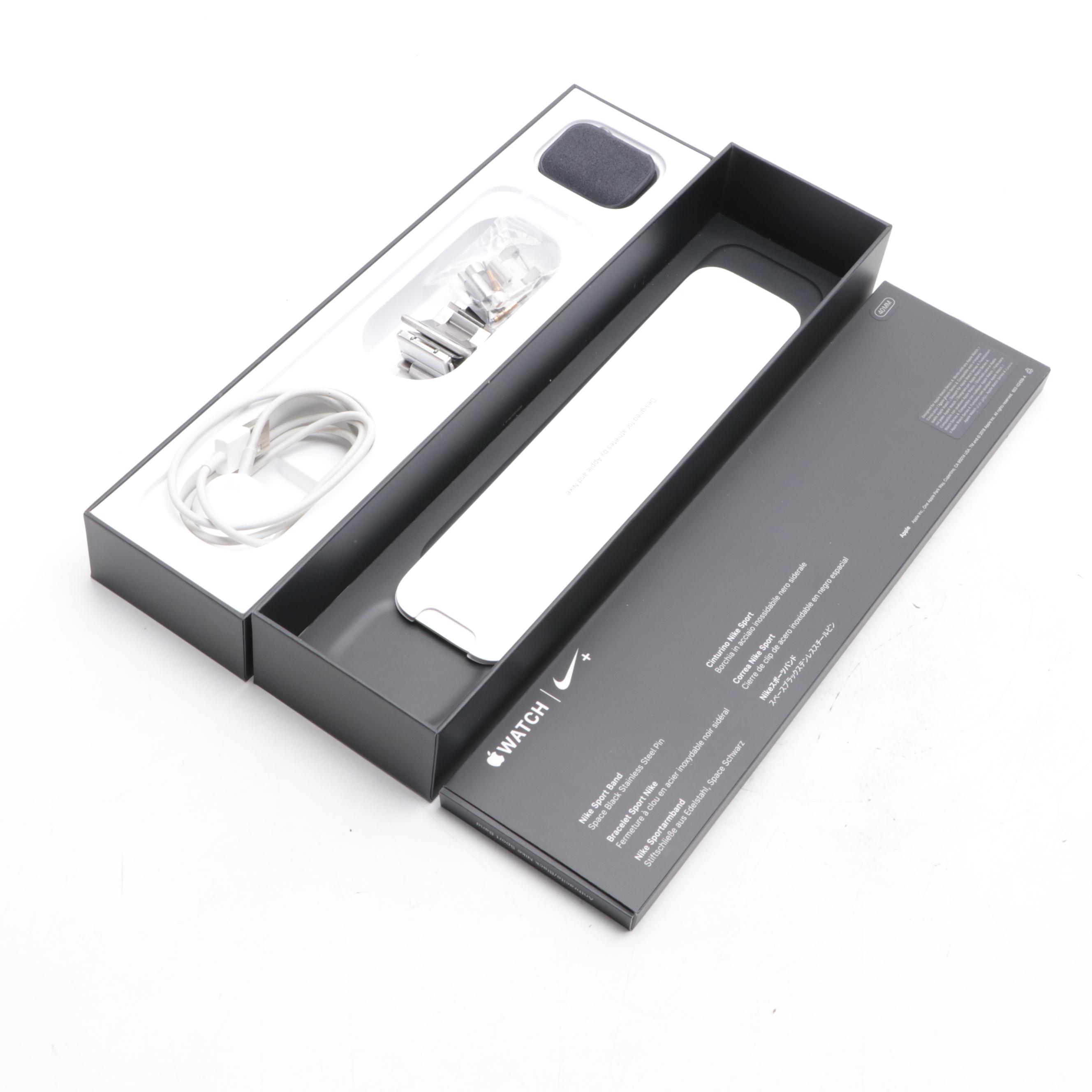 Apple Watch Nike+ Series 4 40mm Space Gray with Anthracite/Black Sport Band