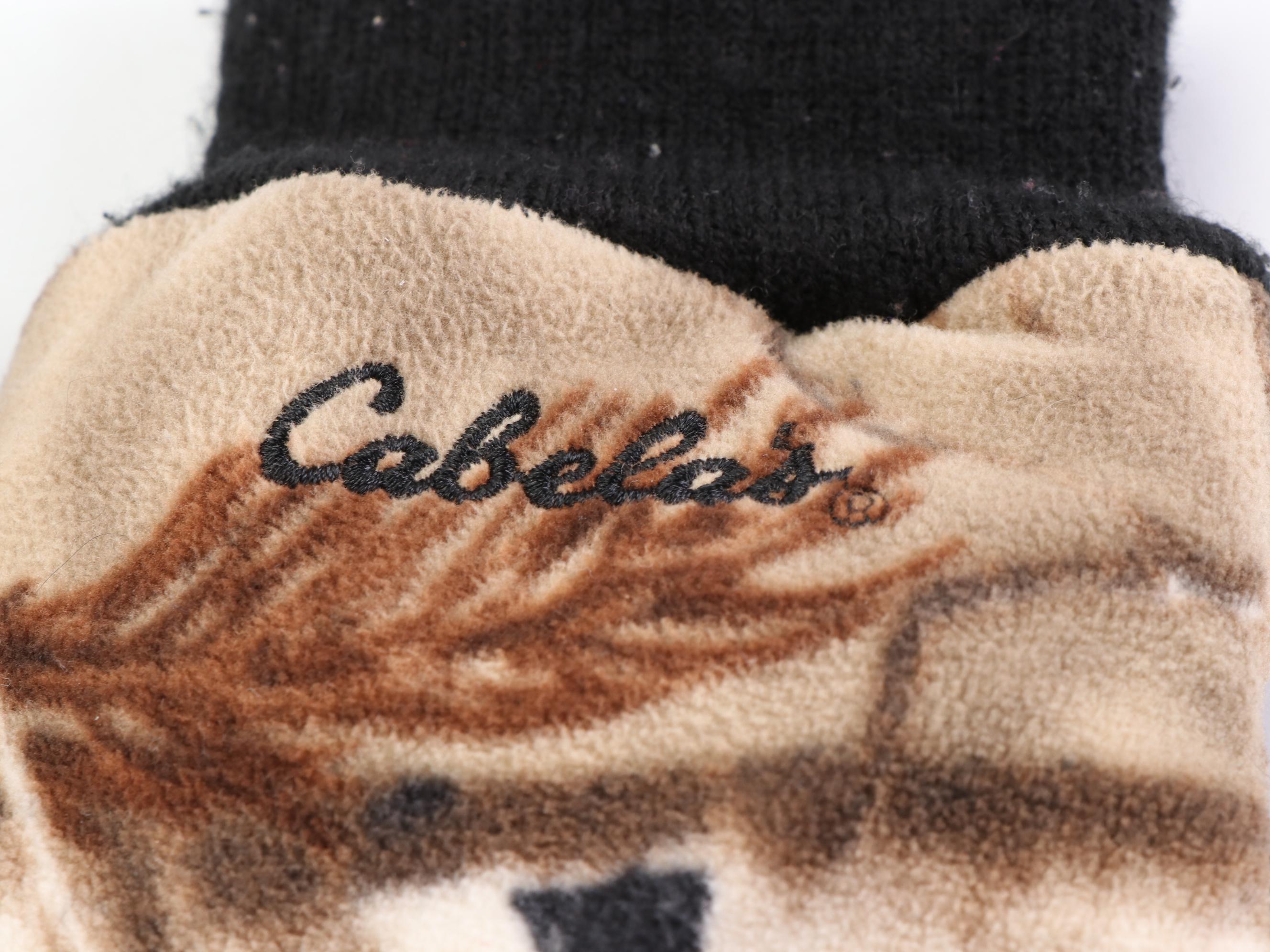 Men's Cabela's Zipper Front Camo Jackets & Gloves with Other Camo Baseball Caps