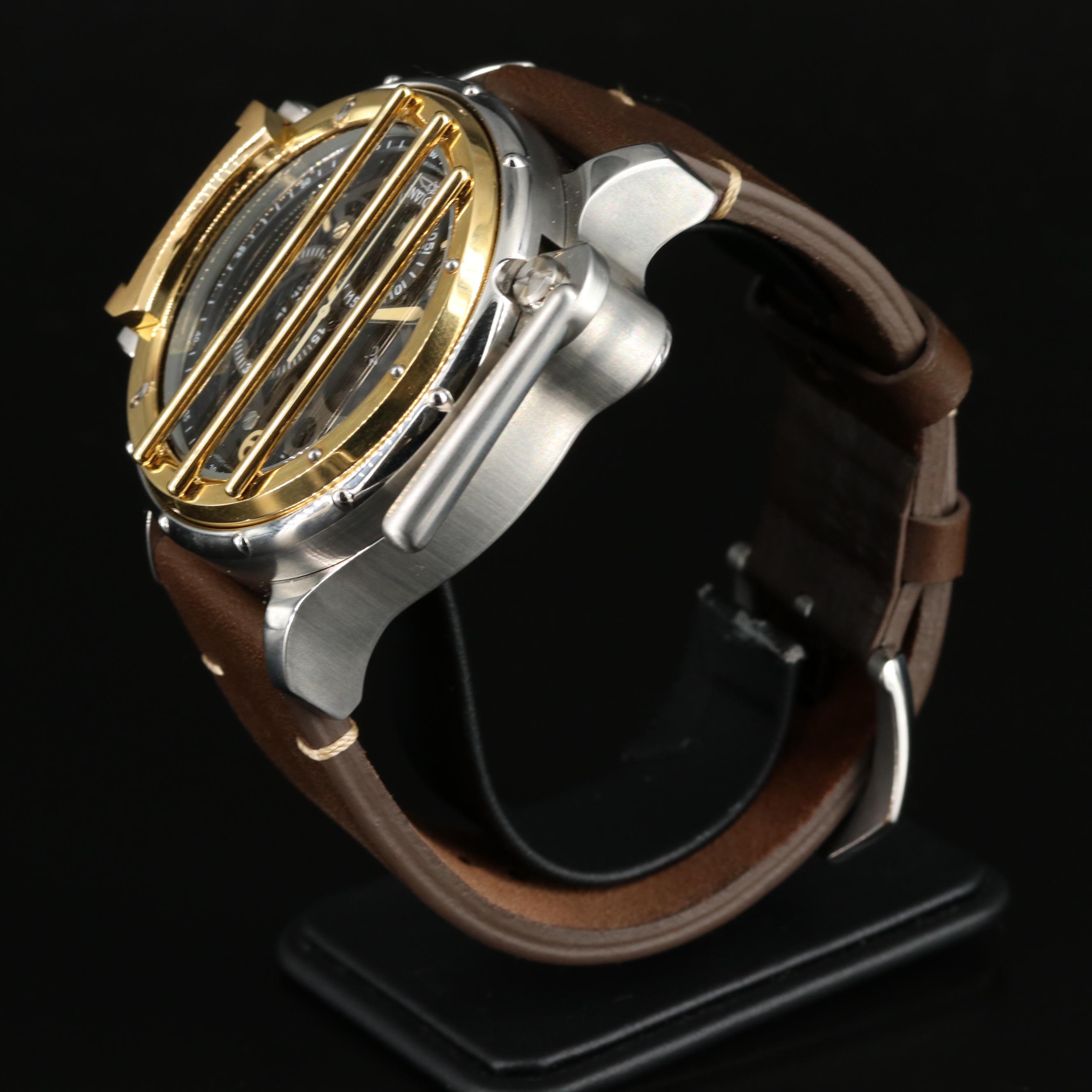 Stainless Steel Invicta "Vintage Bar" Quartz Watch in 8-Slot Case