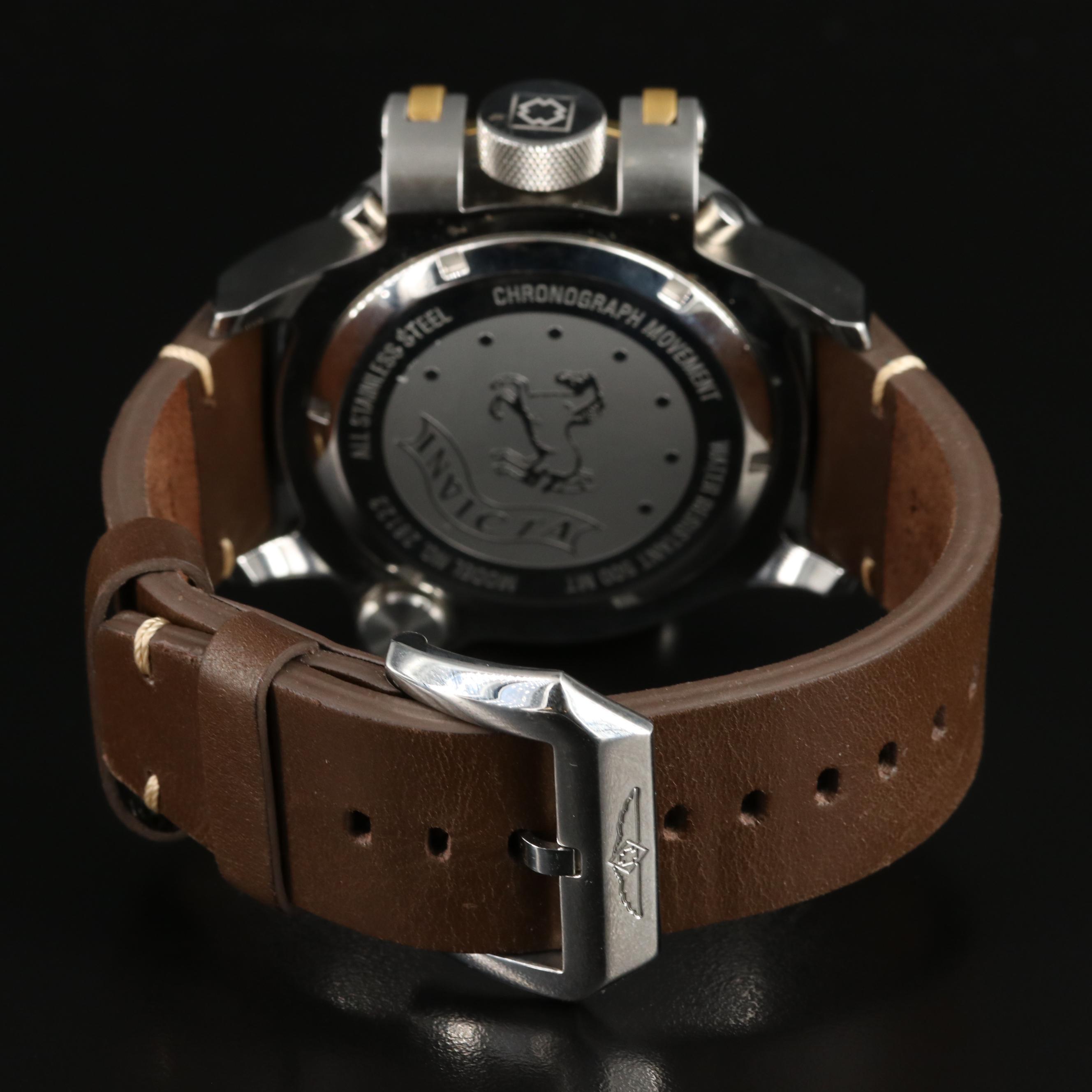 Stainless Steel Invicta "Vintage Bar" Quartz Watch in 8-Slot Case