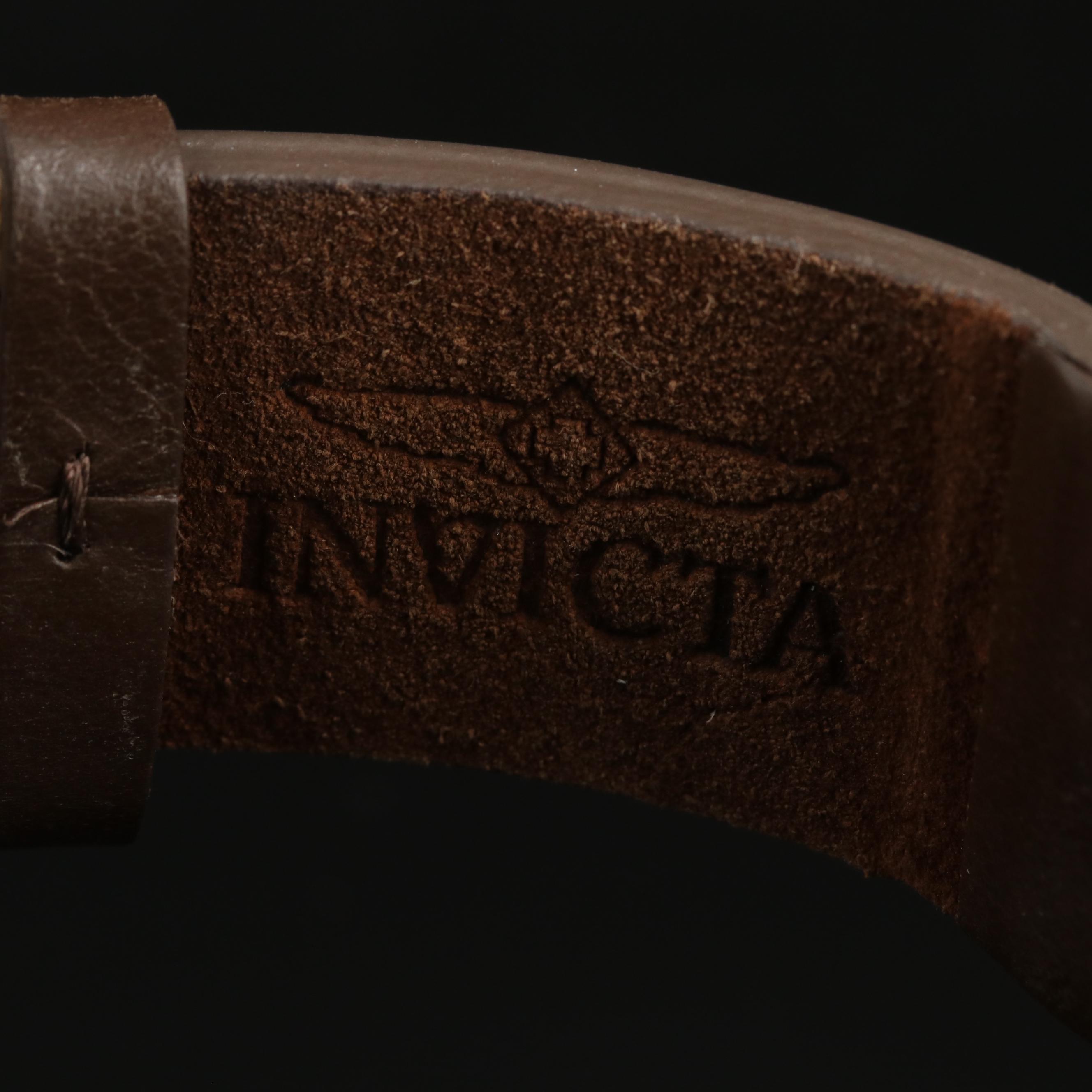 Stainless Steel Invicta "Vintage Bar" Quartz Watch in 8-Slot Case