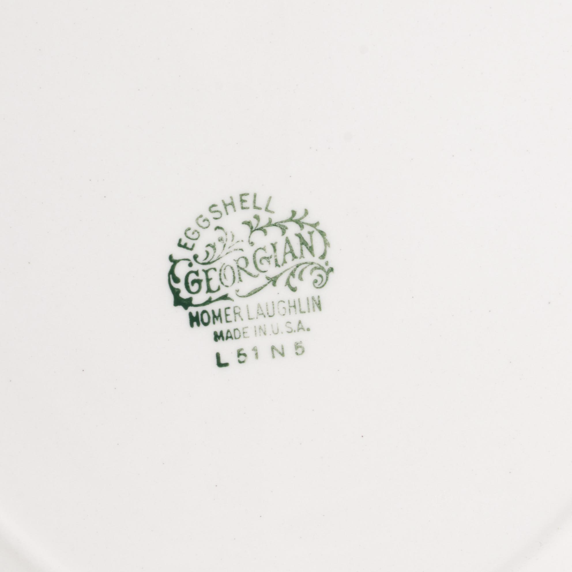 Homer Laughlin "Cashmere" Porcelain Dinnerware, 1940s