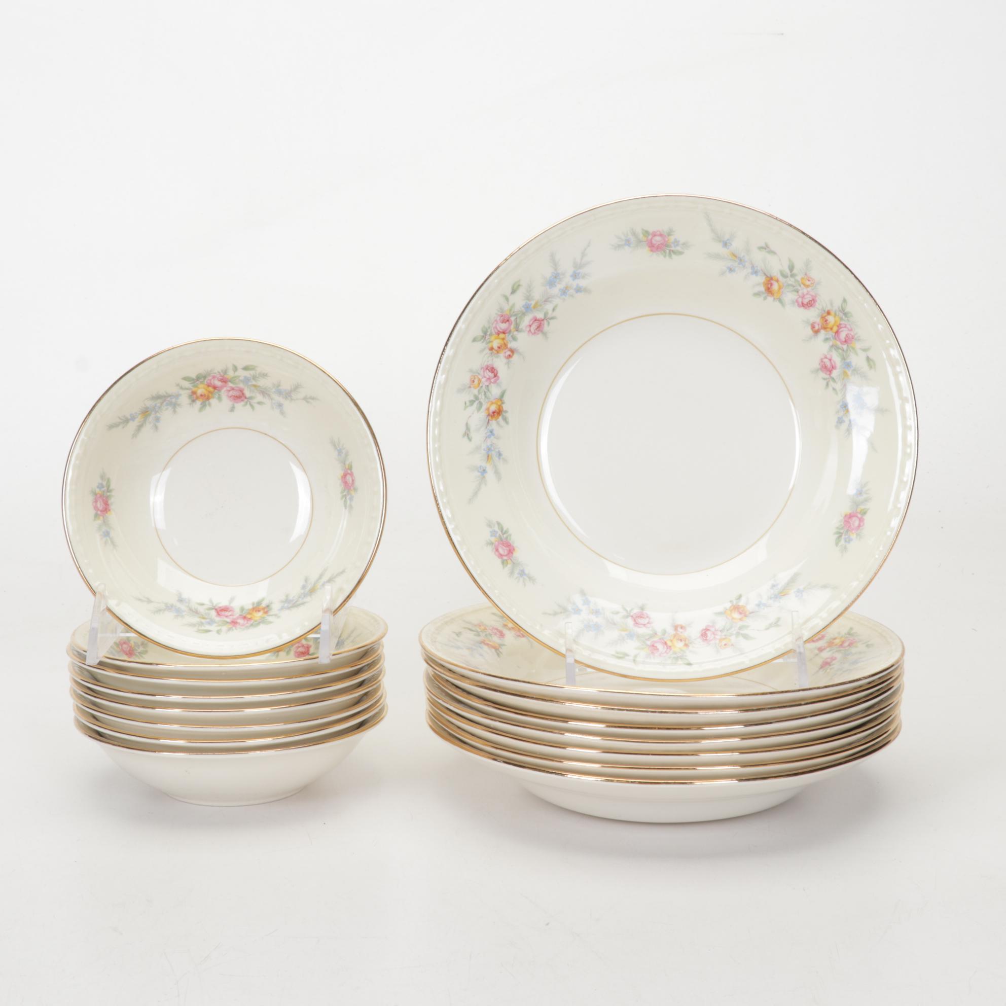 Homer Laughlin "Cashmere" Porcelain Dinnerware, 1940s