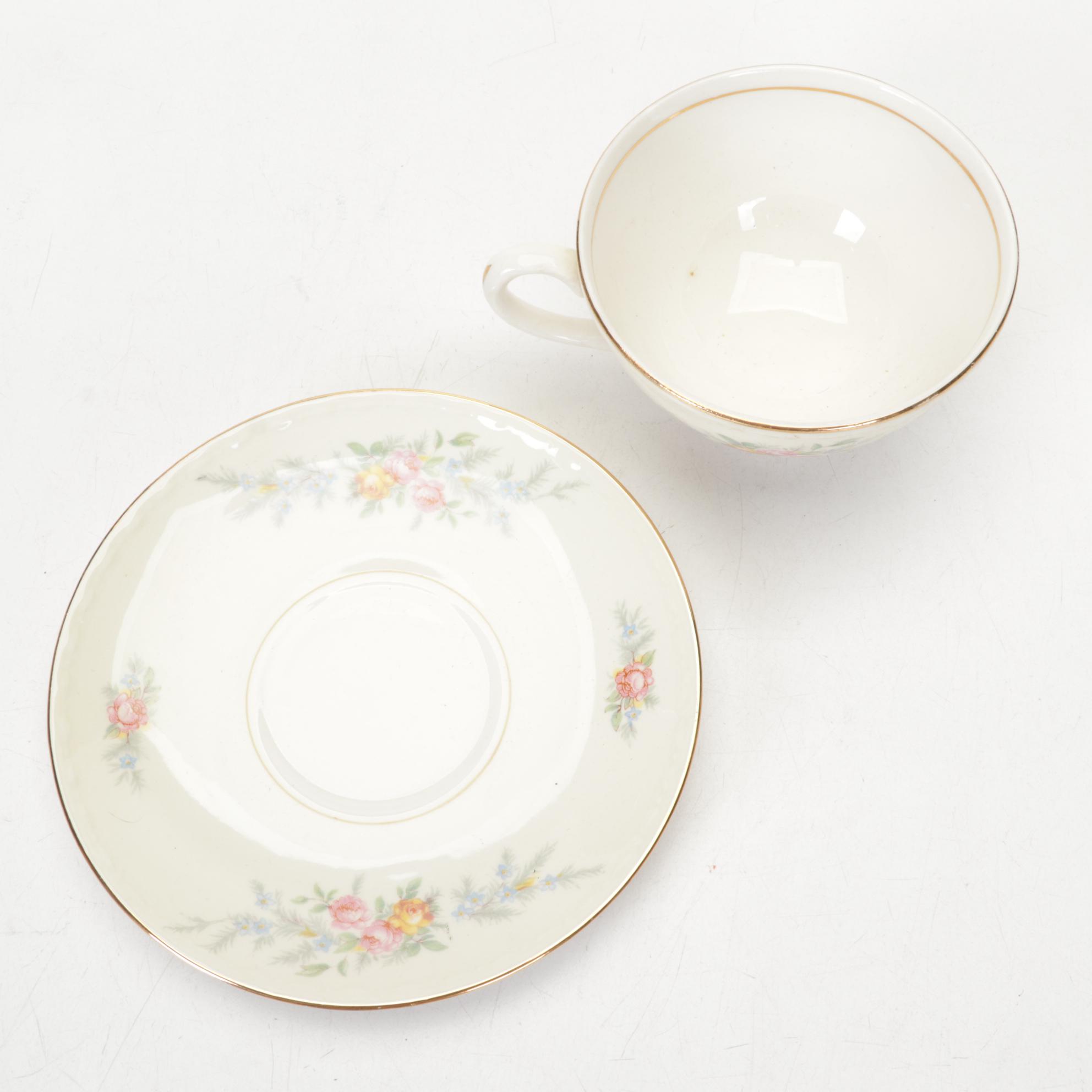 Homer Laughlin "Cashmere" Porcelain Dinnerware, 1940s