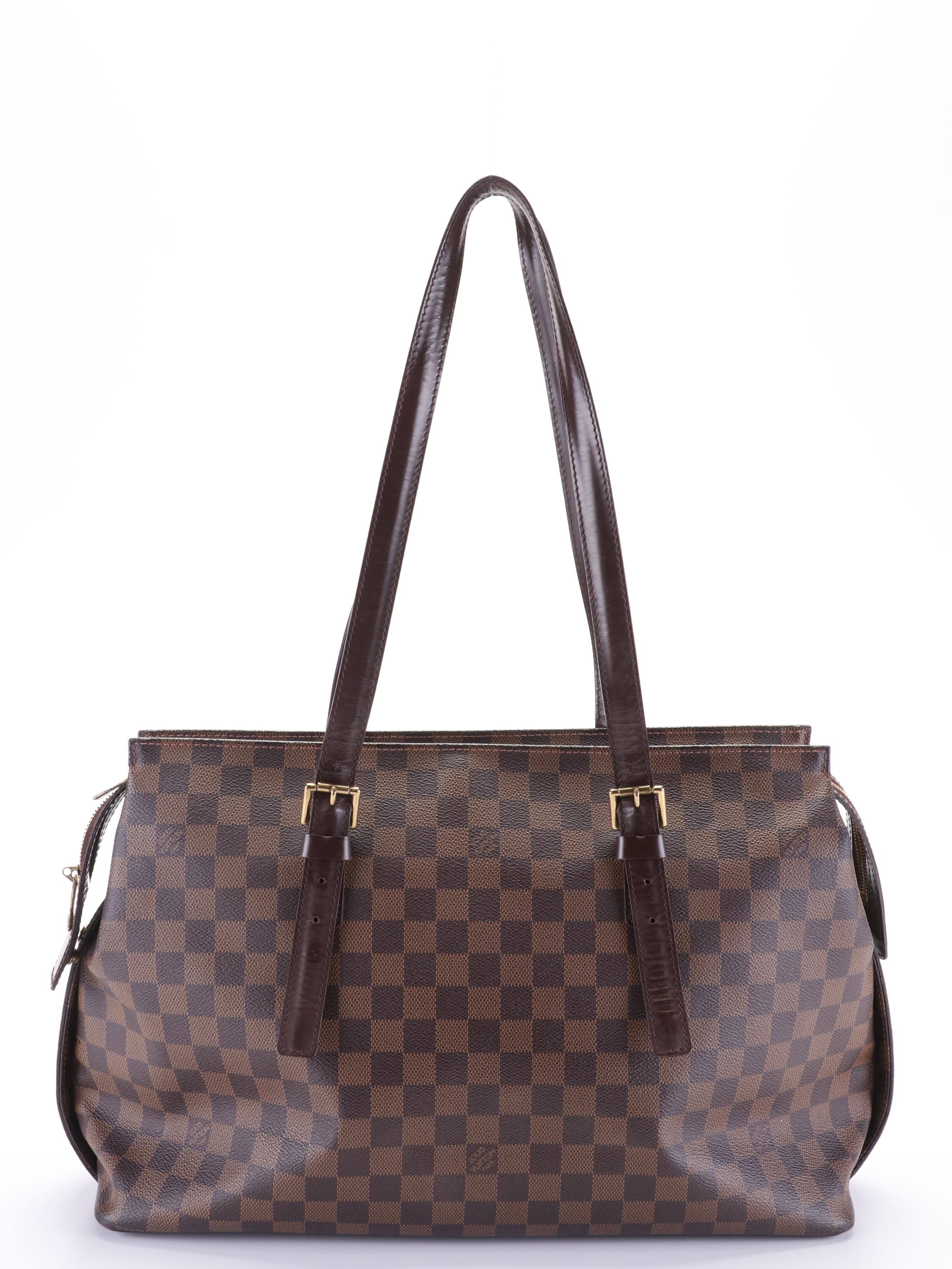Louis Vuitton Chelsea Brown Leather Handbag
