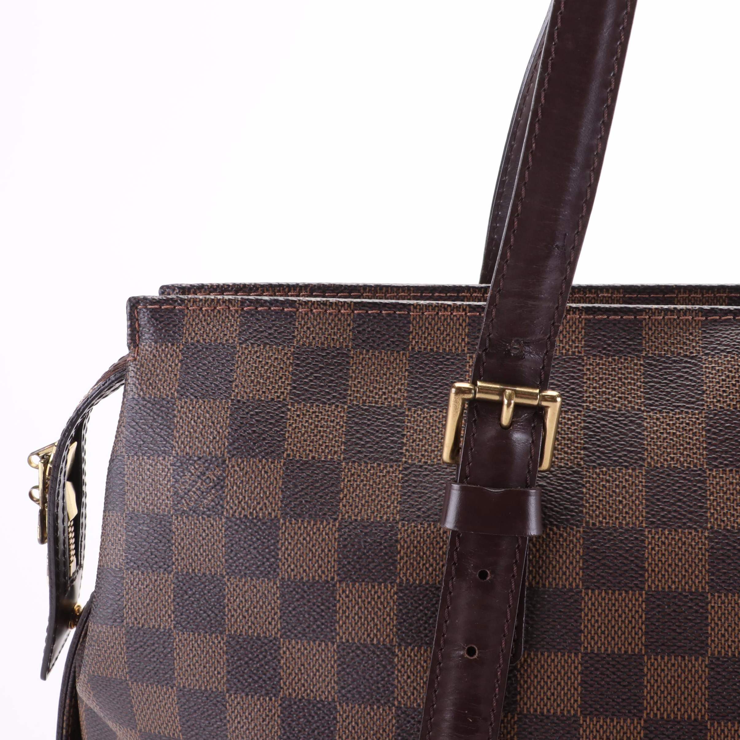 Louis Vuitton Chelsea Brown Leather Handbag