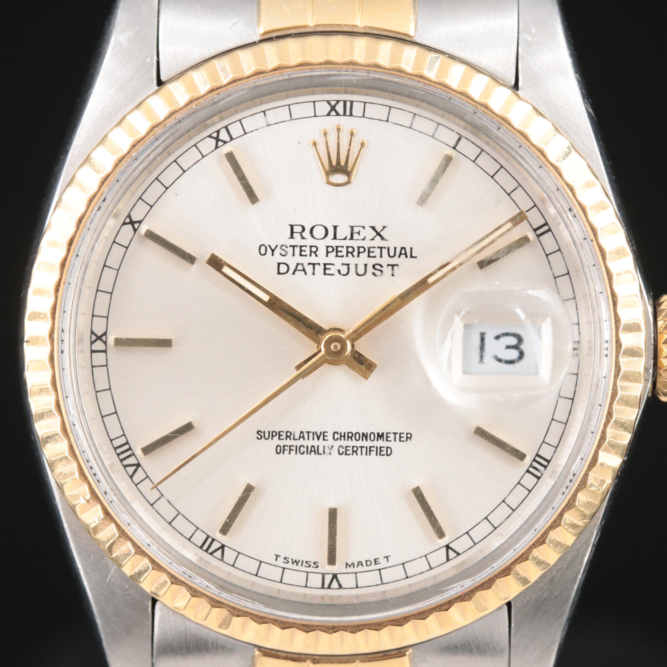 1984 Rolex Oyster Perpetual Datejust Watch