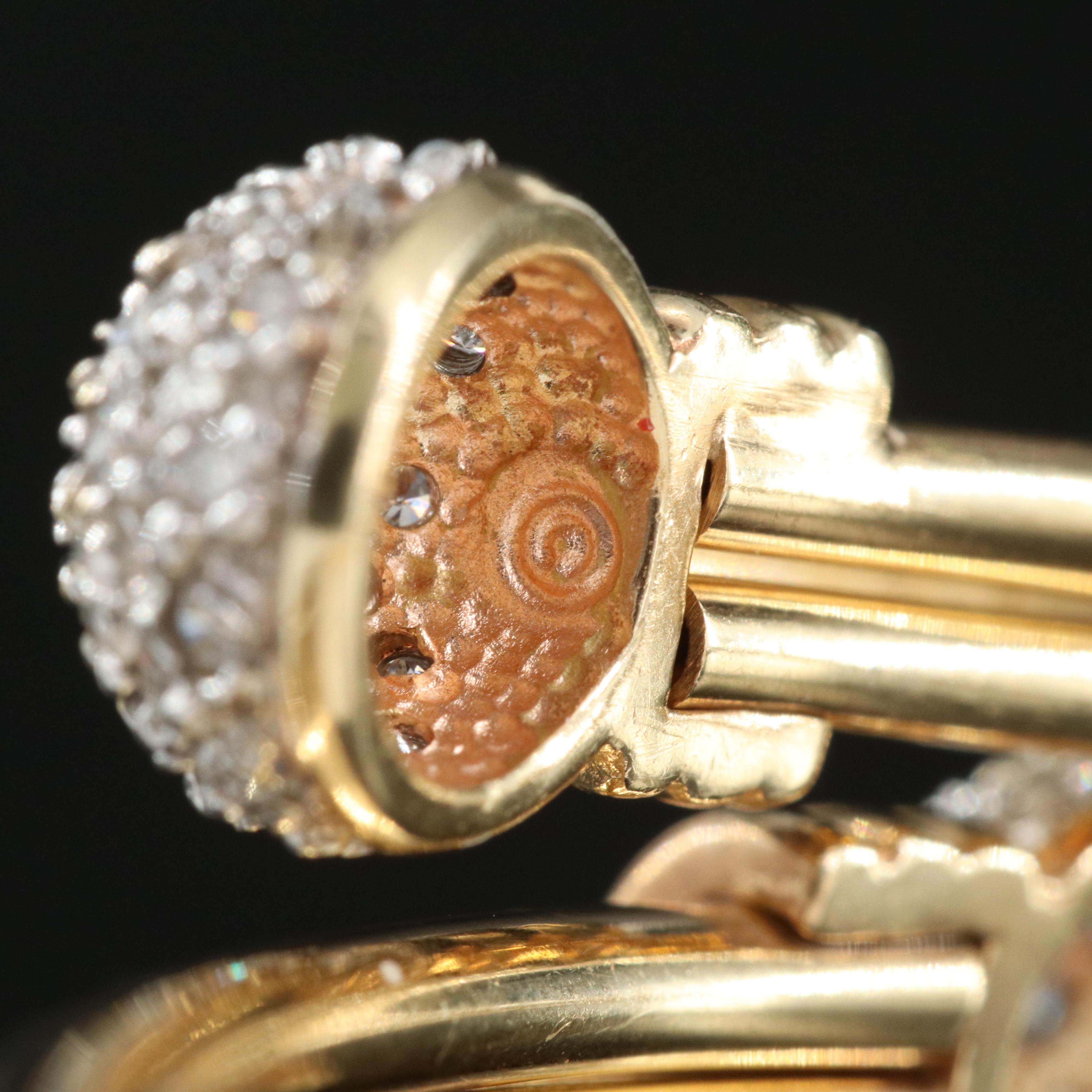 14K 0.75 CTW Diamond Flex Bangle Bracelet