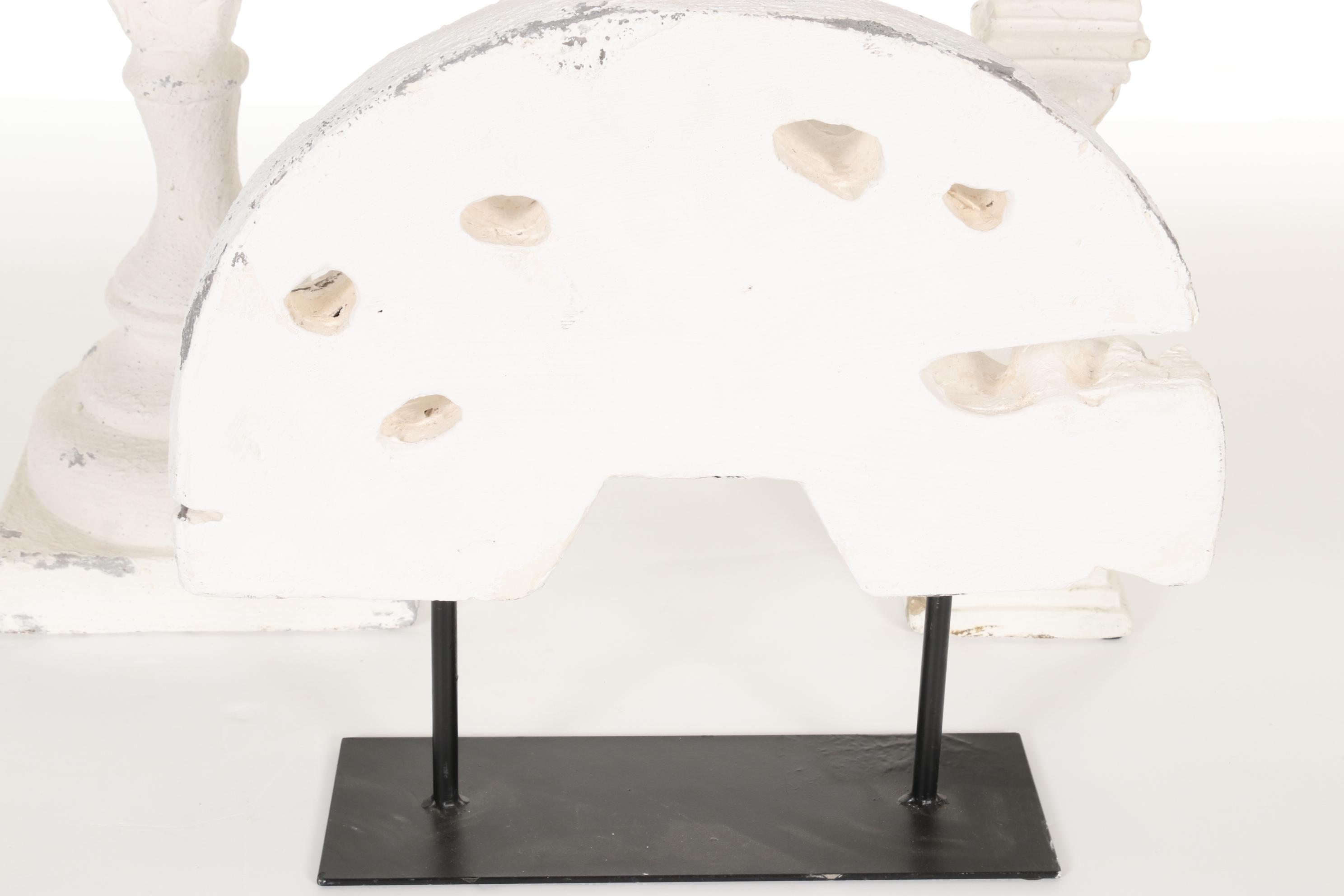 Victorian Style Composite Pillar Finials and Wall Topper