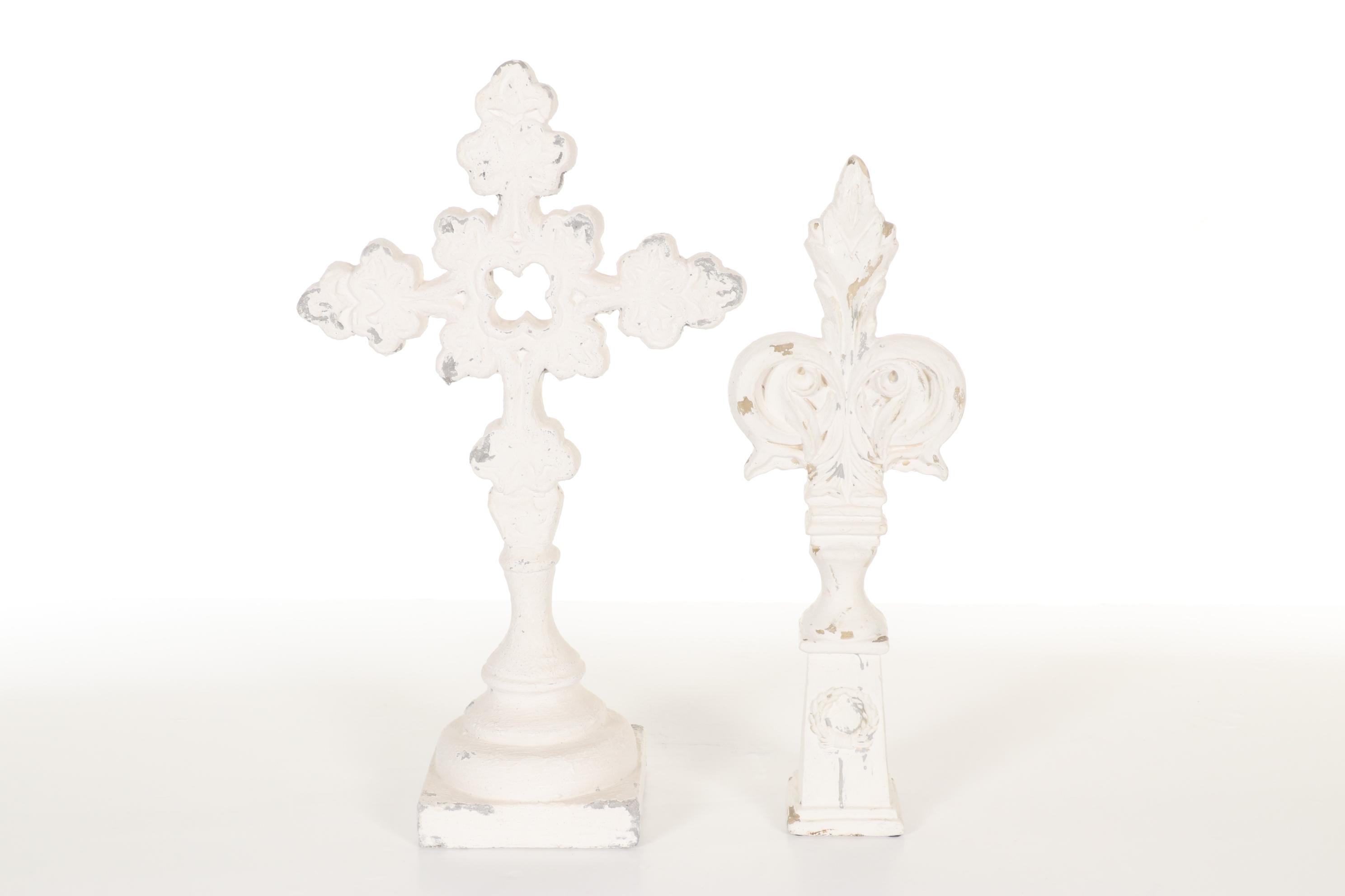 Victorian Style Composite Pillar Finials and Wall Topper