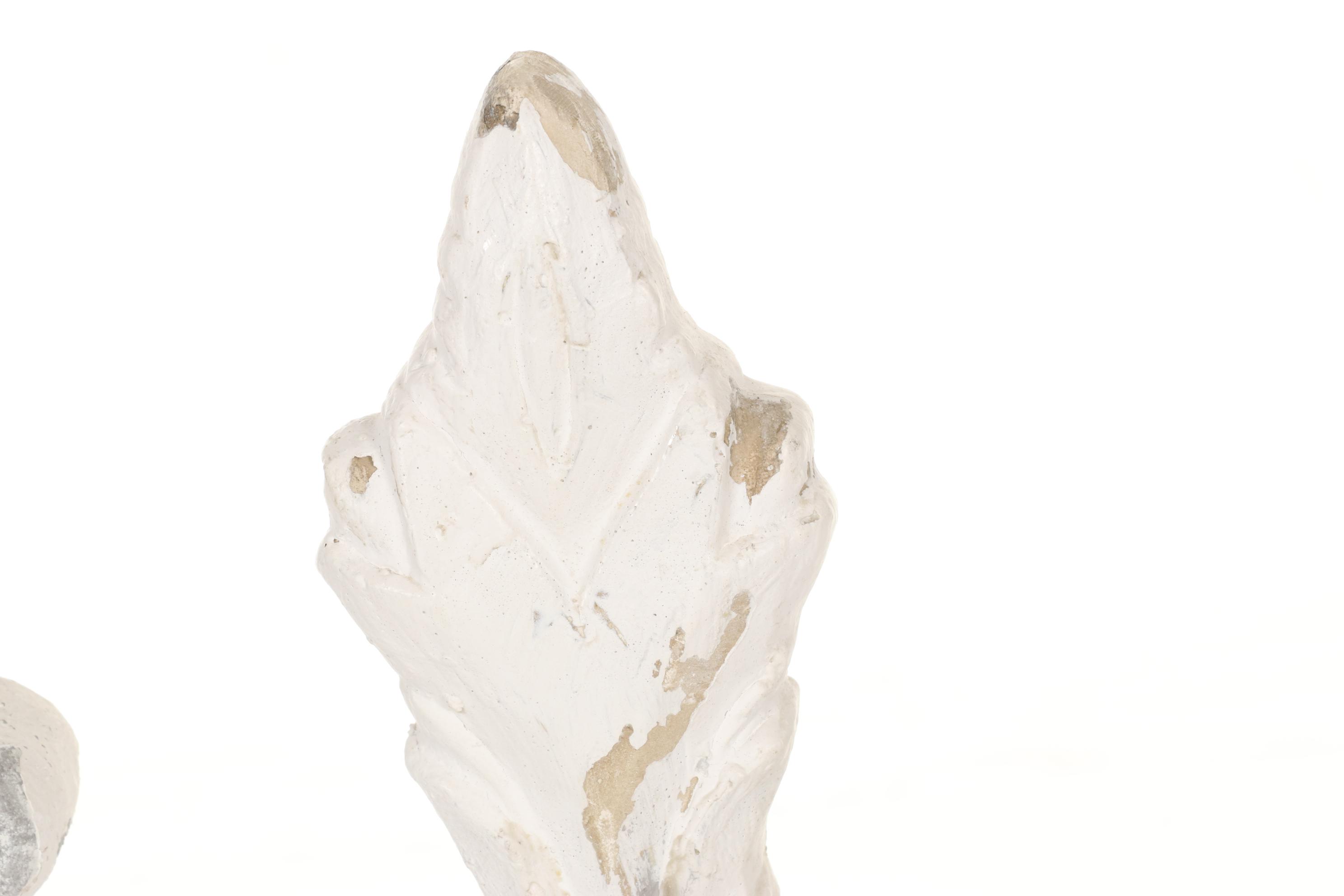 Victorian Style Composite Pillar Finials and Wall Topper