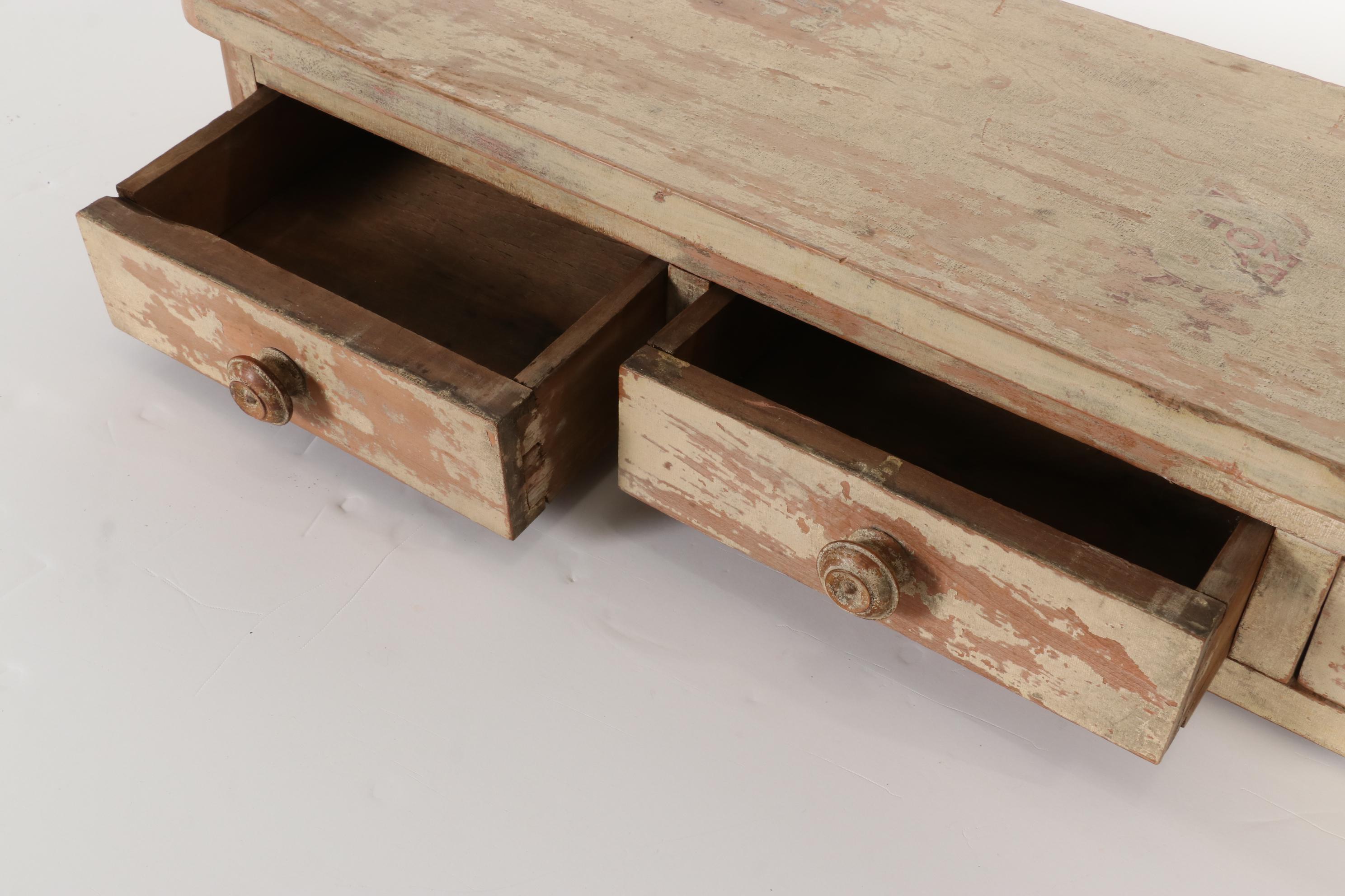 Victorian Painted Wooden Drawer Set