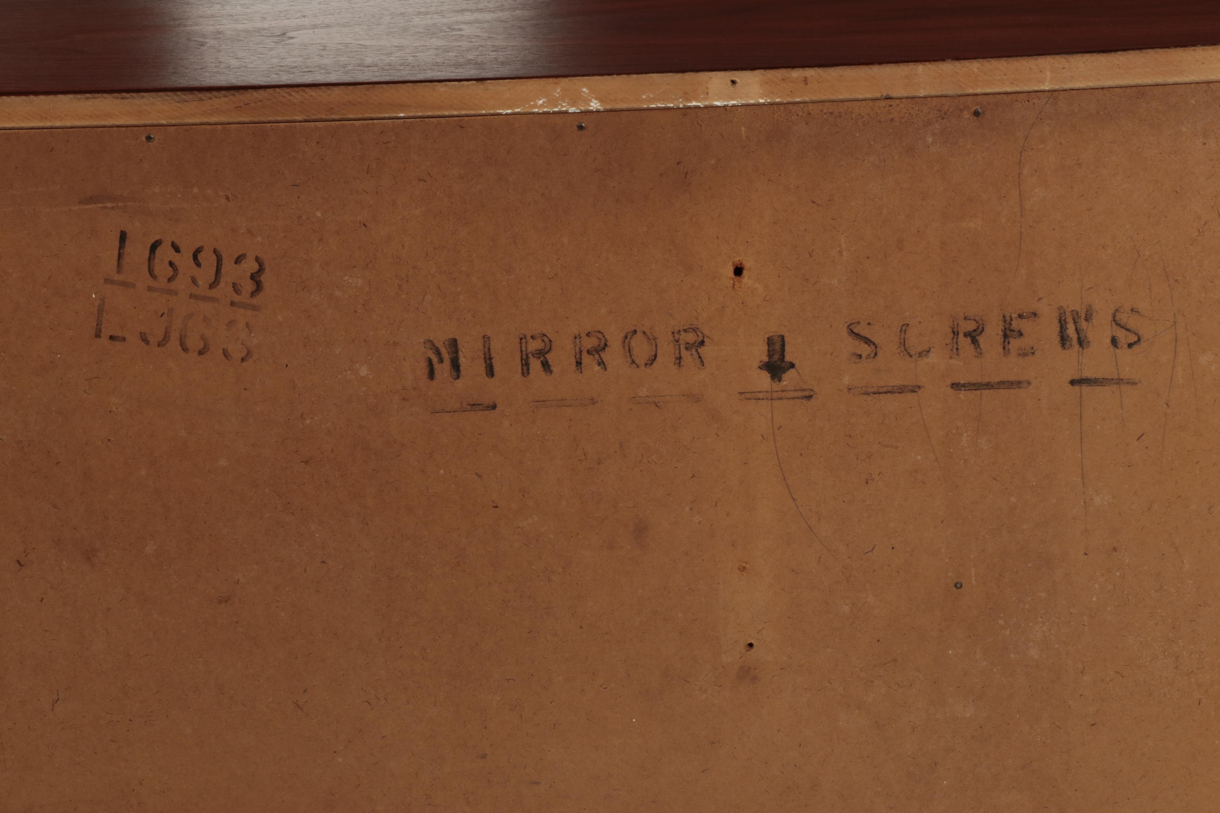 Mid Century Modern Style Walnut Finished Dresser, Mid to Late 20th Century