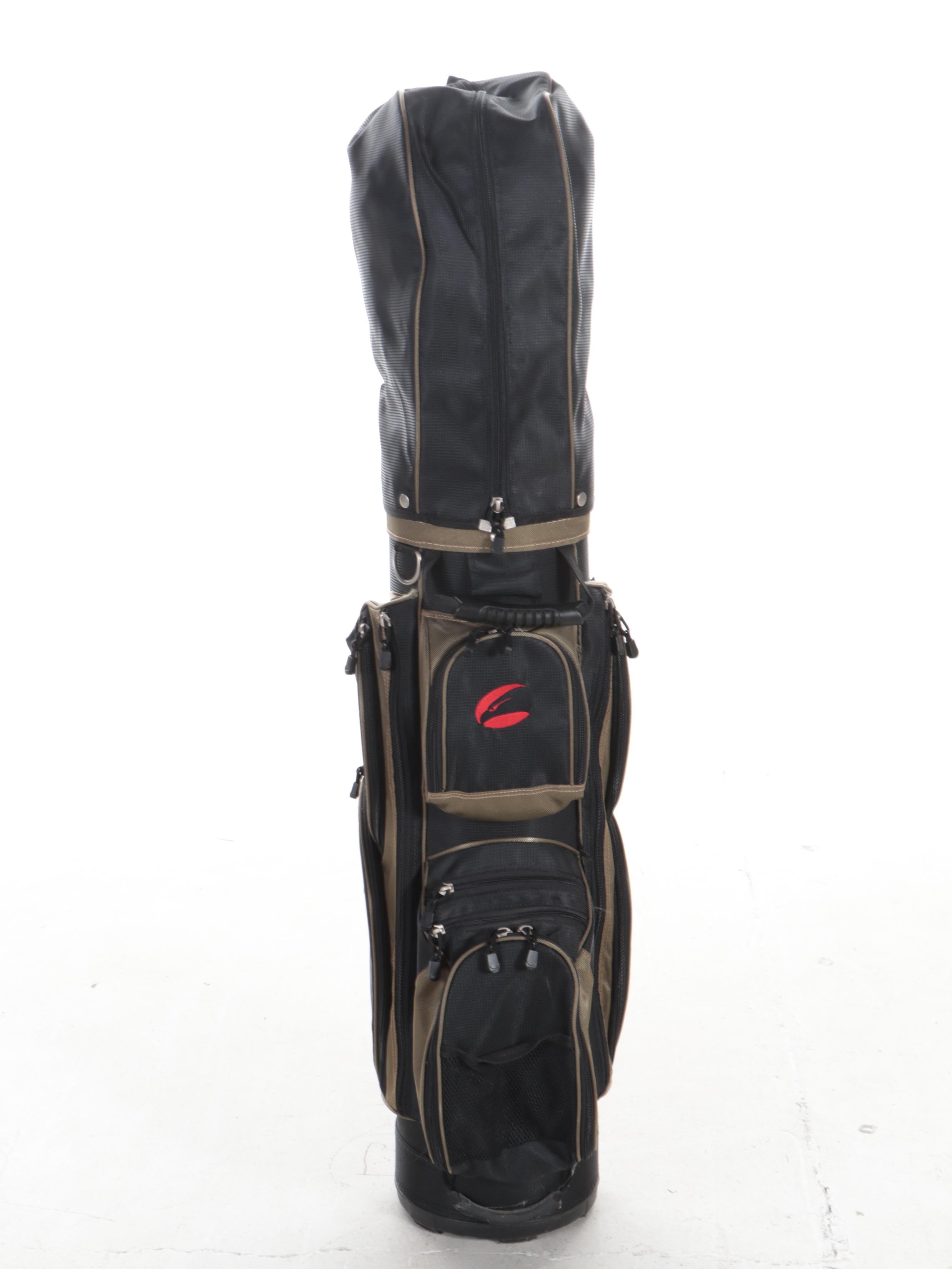 Ping Eye 2 Karsten Golf Clubs Set With Hunter Nylon Zipper Covered Golf Bag