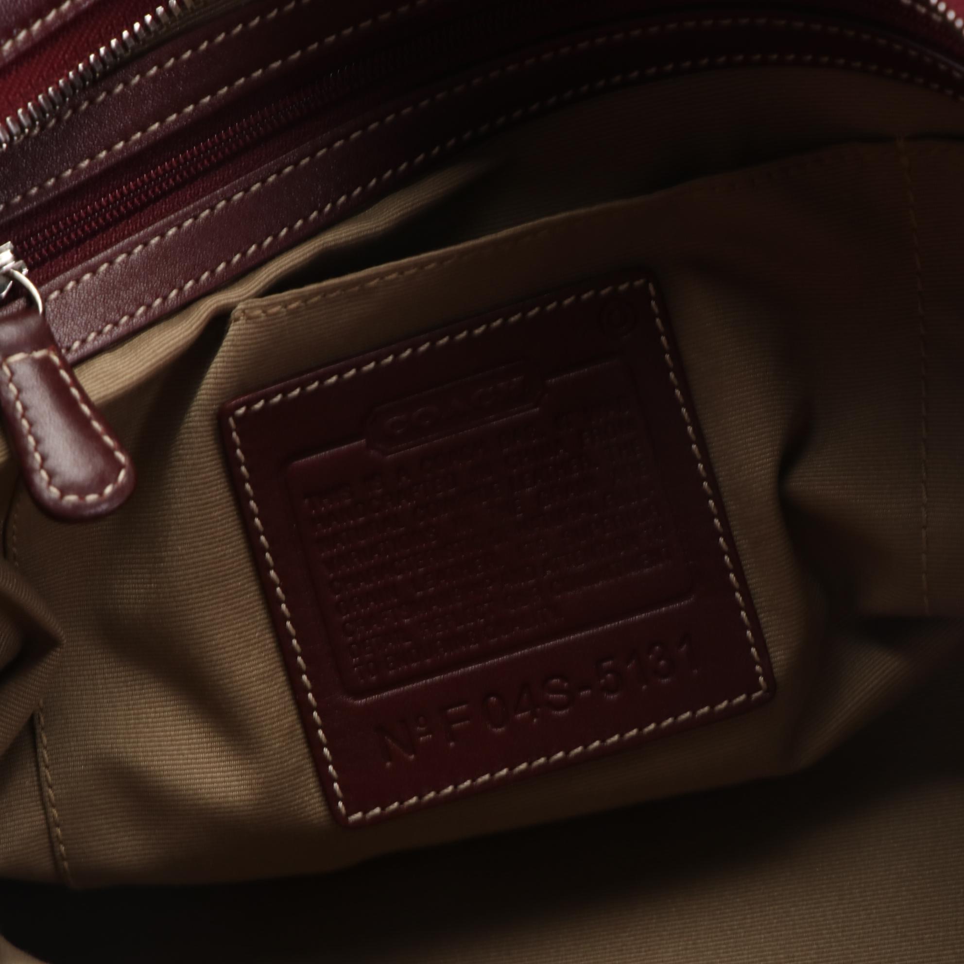 Coach Hampton 5131 and Soho F13732 Leather Totes