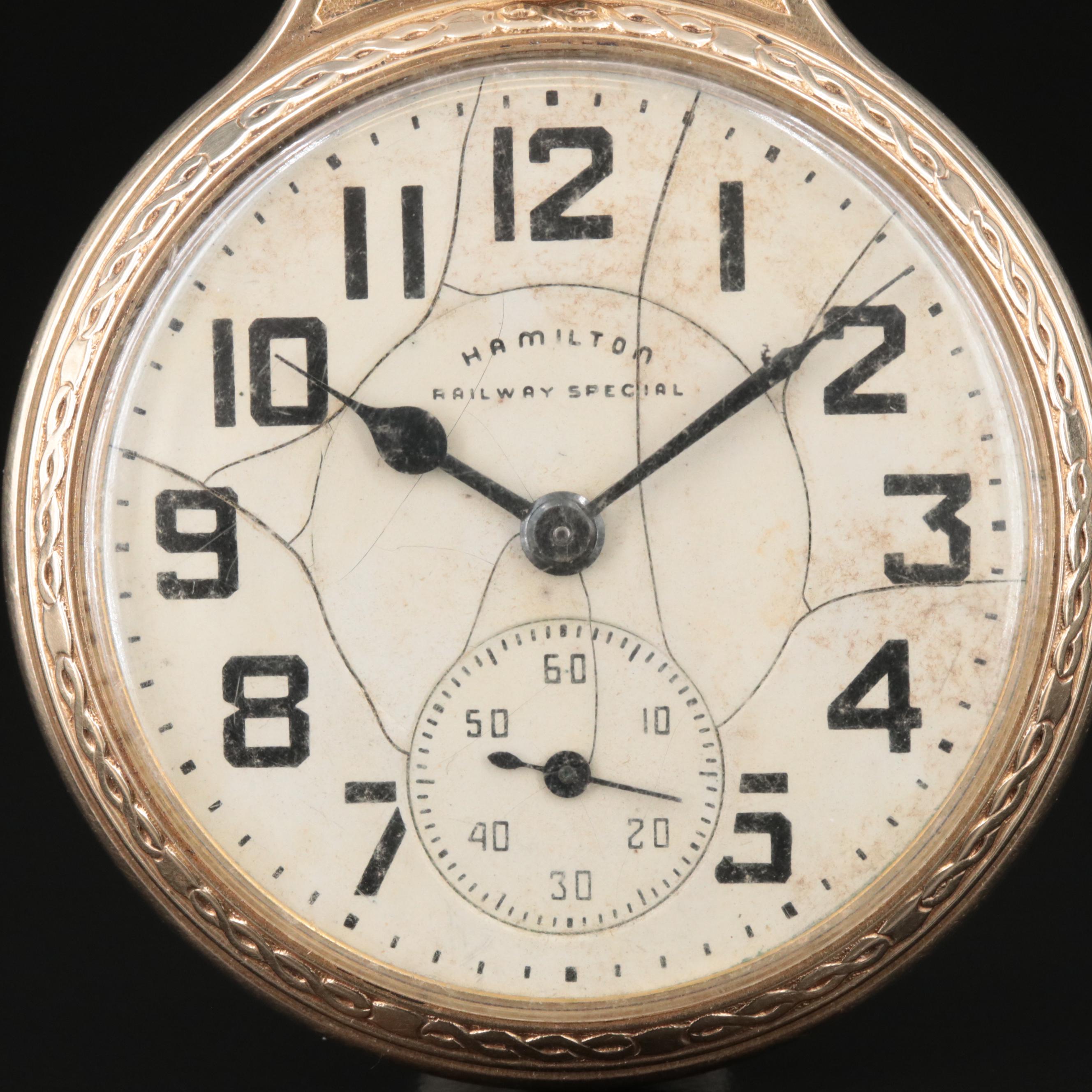 Hamilton Railway Special Cal. 992B Pocket Watch