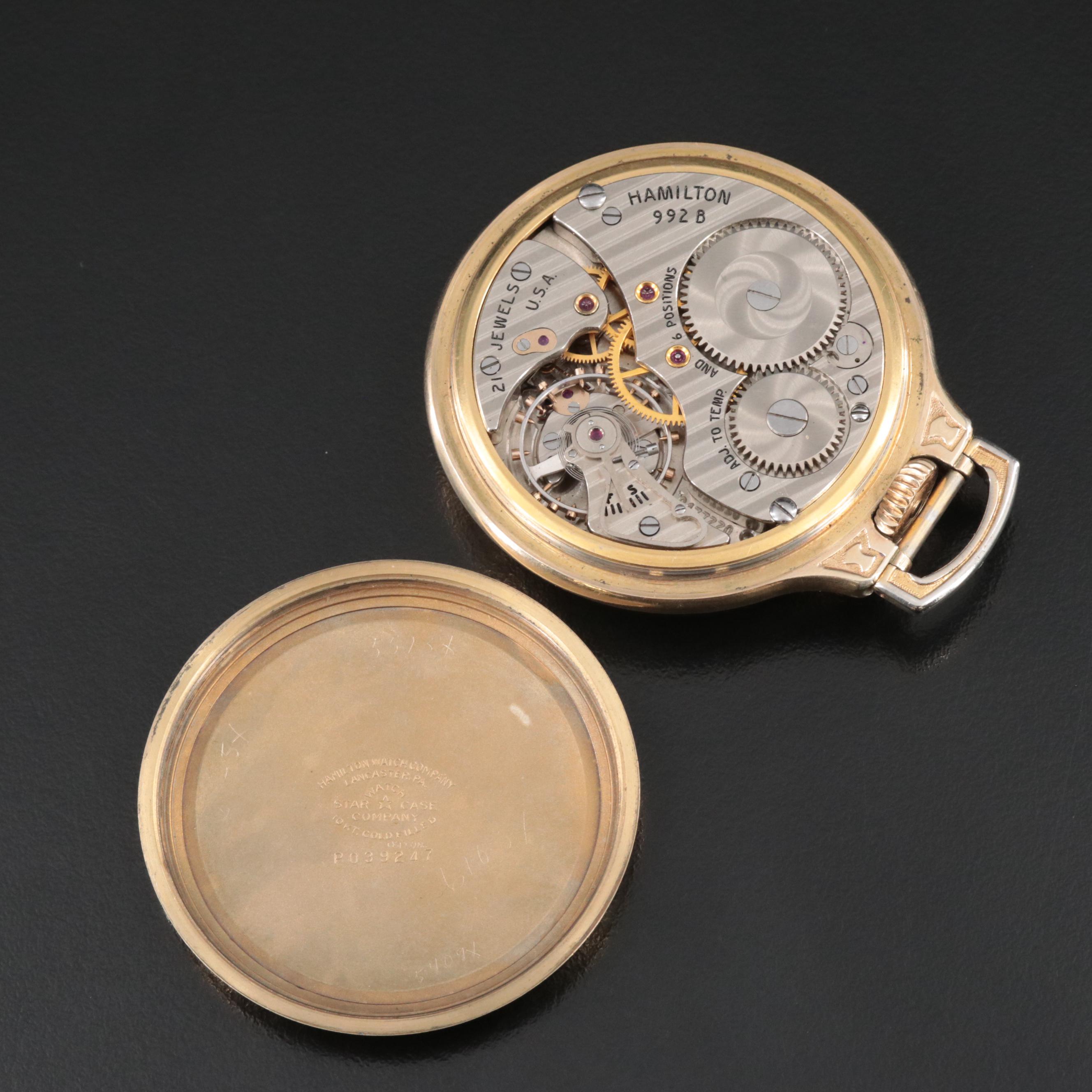 Hamilton Railway Special Cal. 992B Pocket Watch
