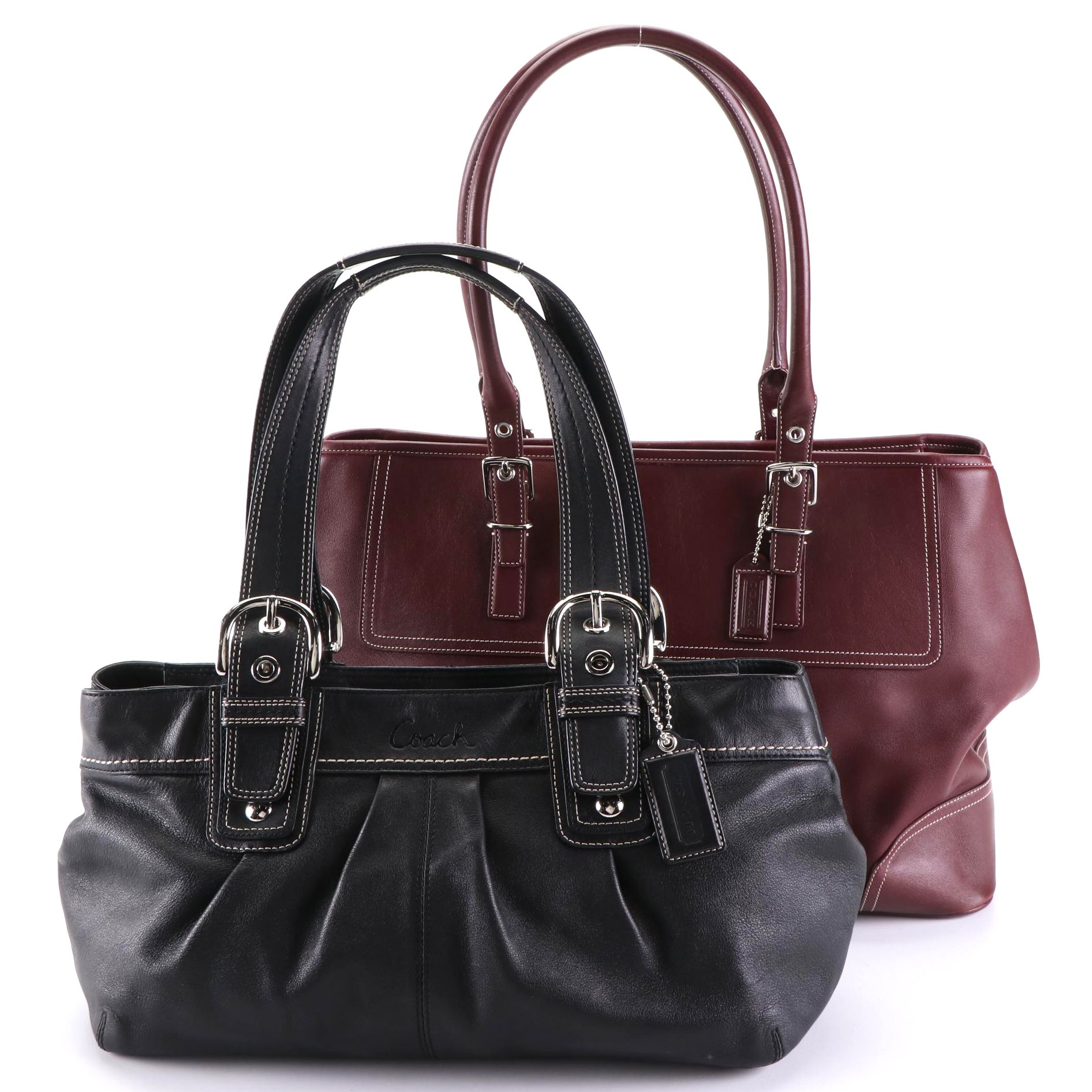 Coach Hampton 5131 and Soho F13732 Leather Totes