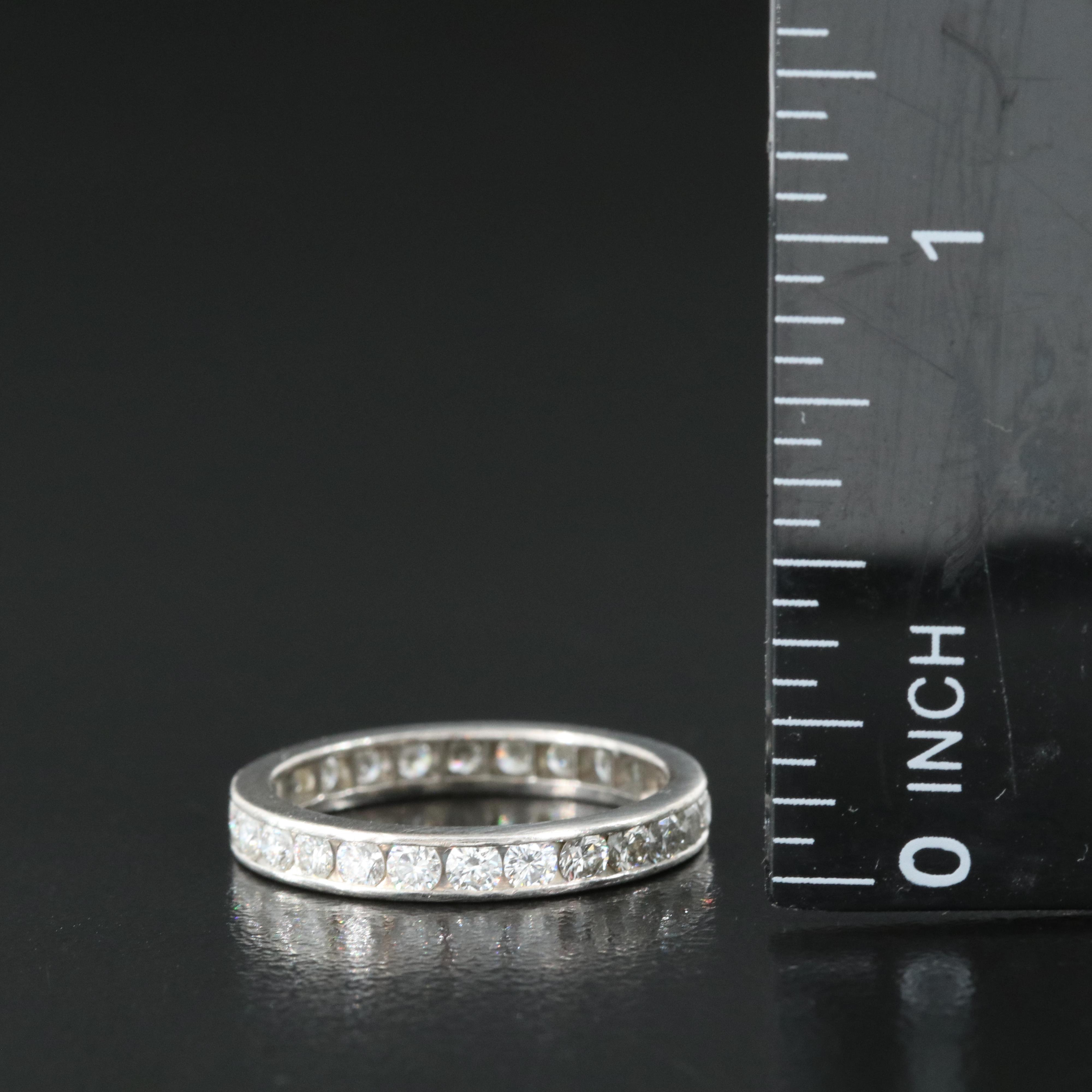 Tiffany & Co. Platinum 0.88 CTW Diamond Eternity Ring